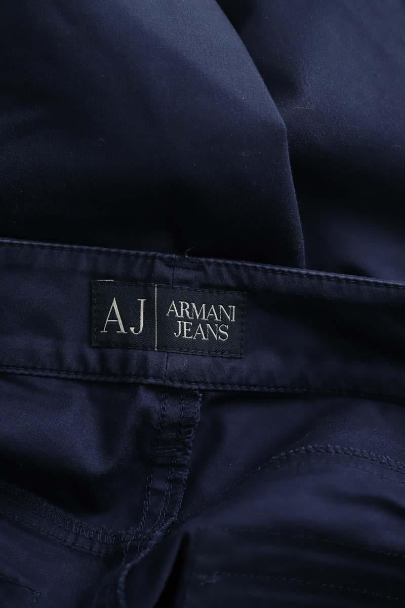 Cotton chinos ARMANI - SECONDE MAIN Blue