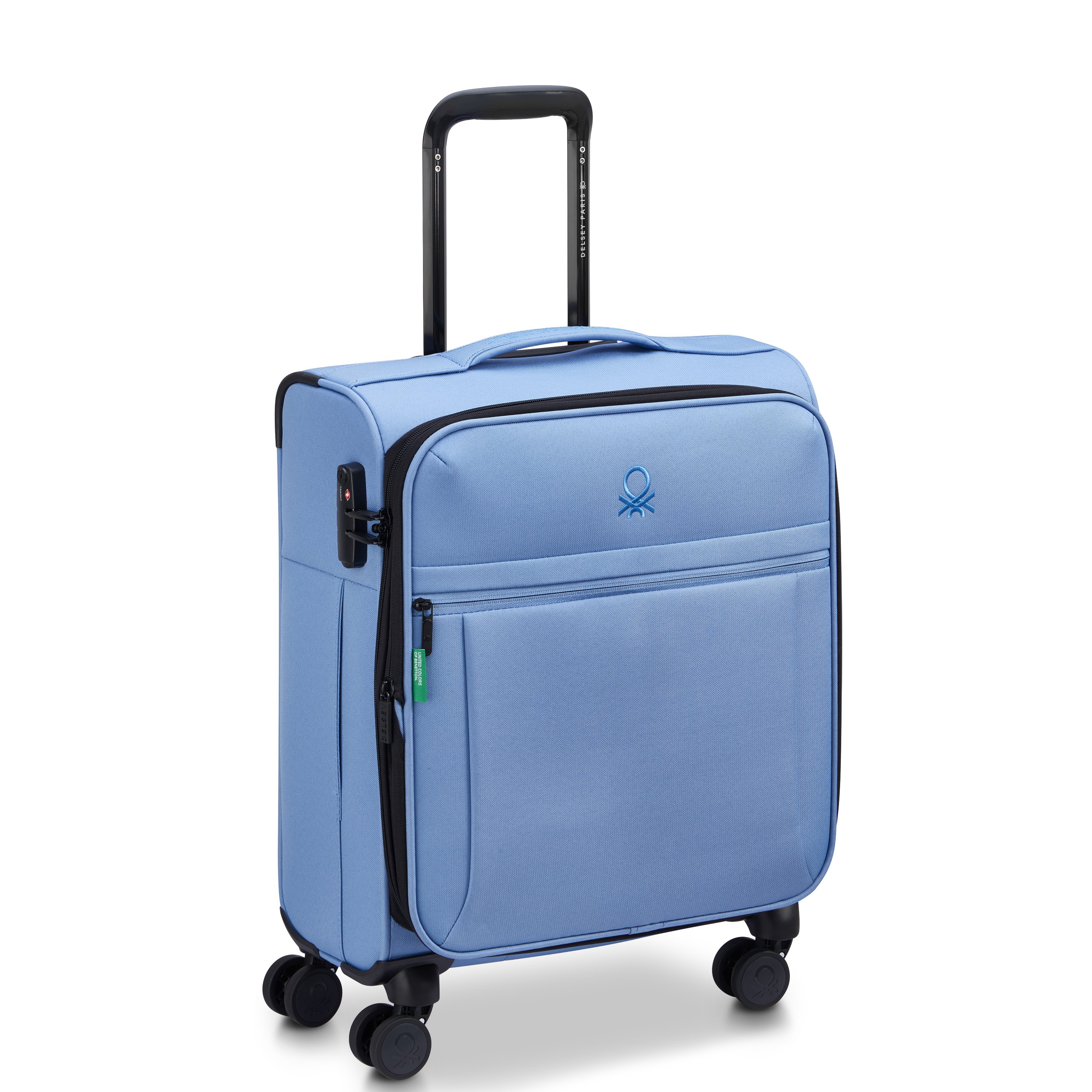 Valise cabine souple 54 cm x 40 cm x 22 cm cm - 33 l - s DELSEY PARIS Bleu