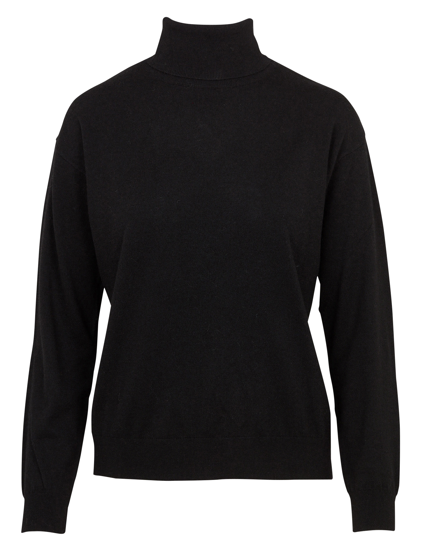 Sous-pull col roulé en maille Noir