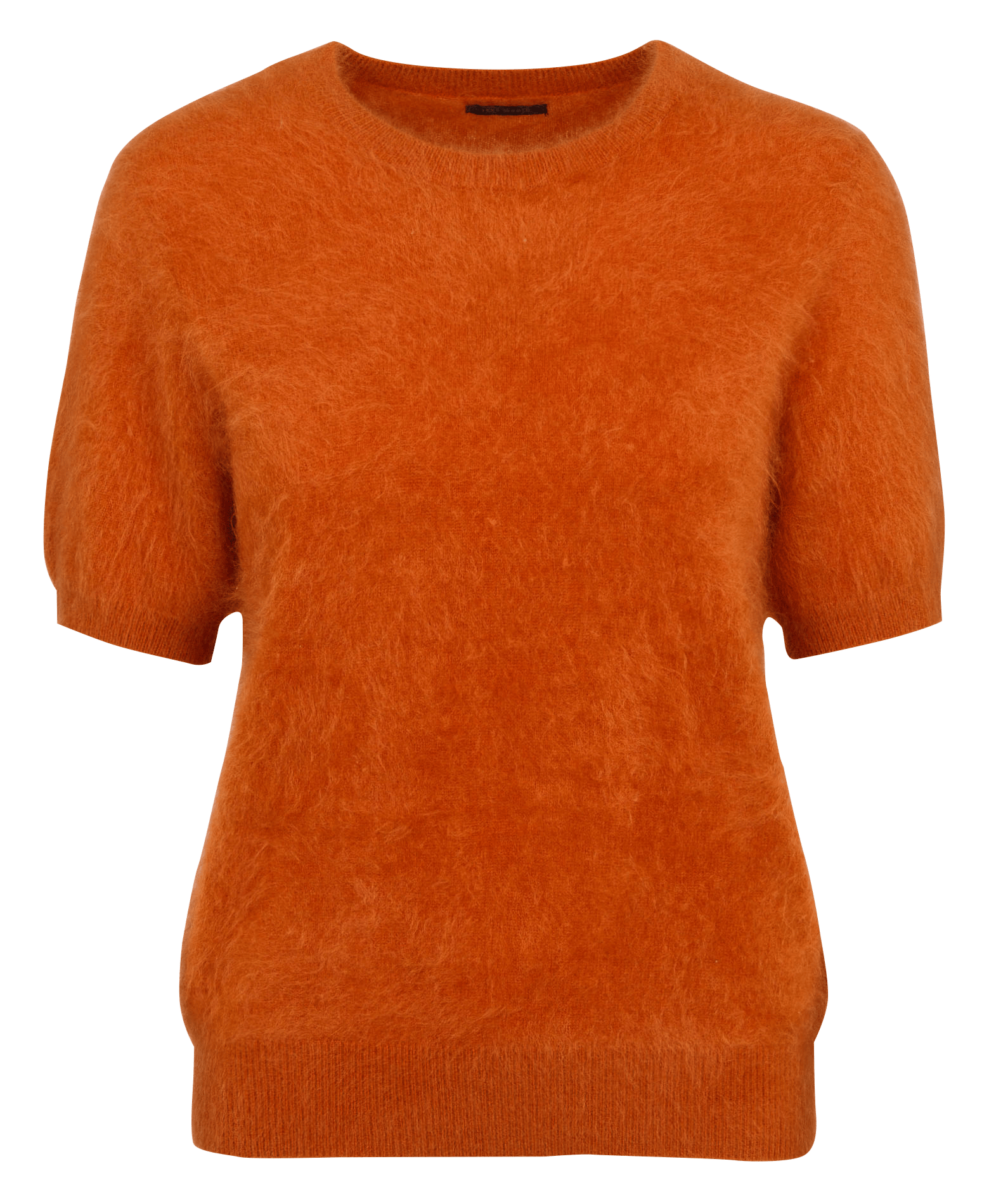 Maglione dritto scollo tondo in cashmere IKKS Arancio