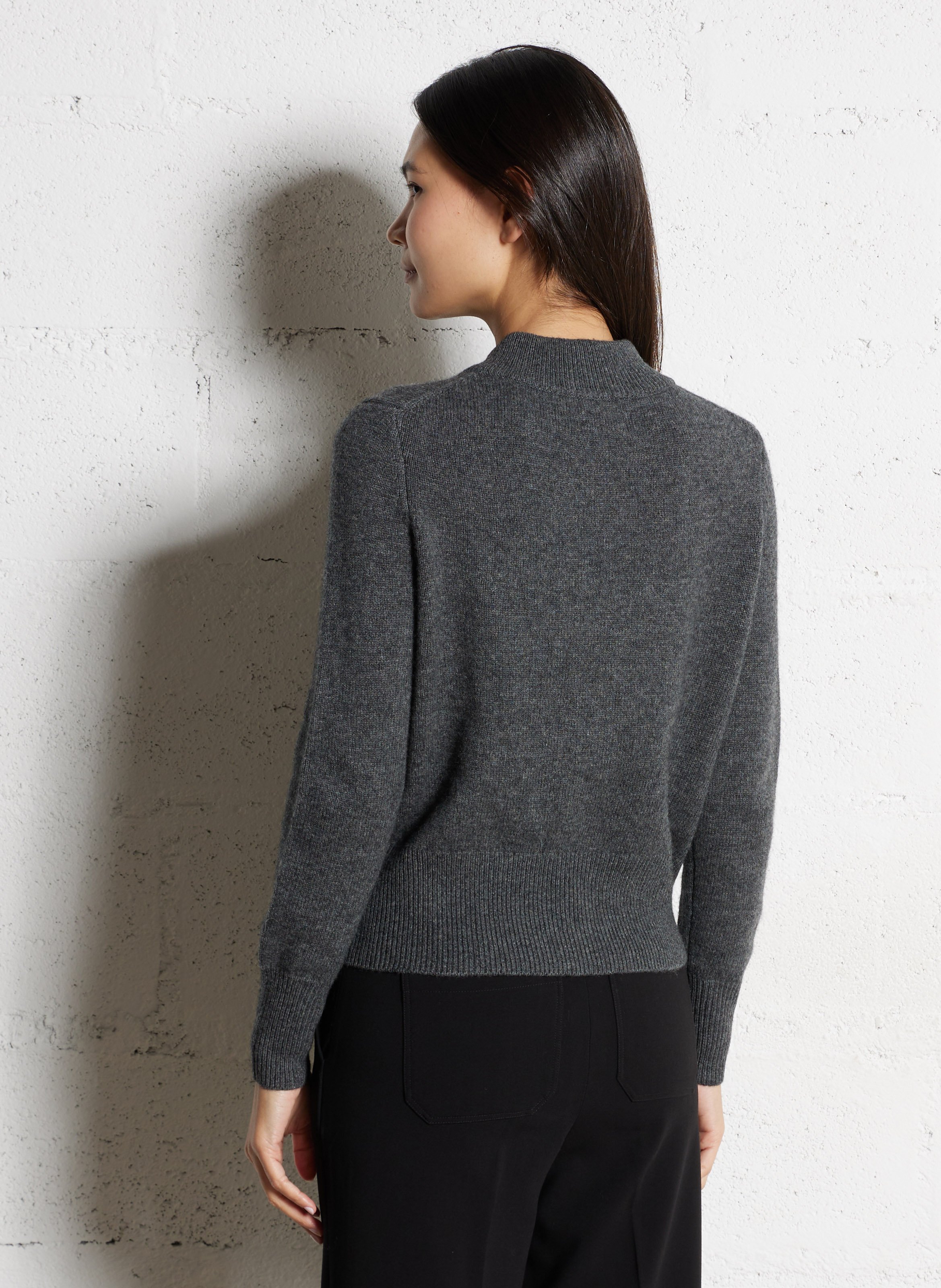 Vest van wol MAISON 123 Grijs