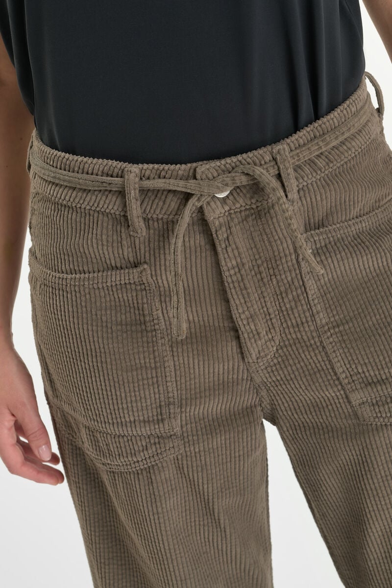 Loose, wide-leg pants LE TEMPS DES CERISES Brown