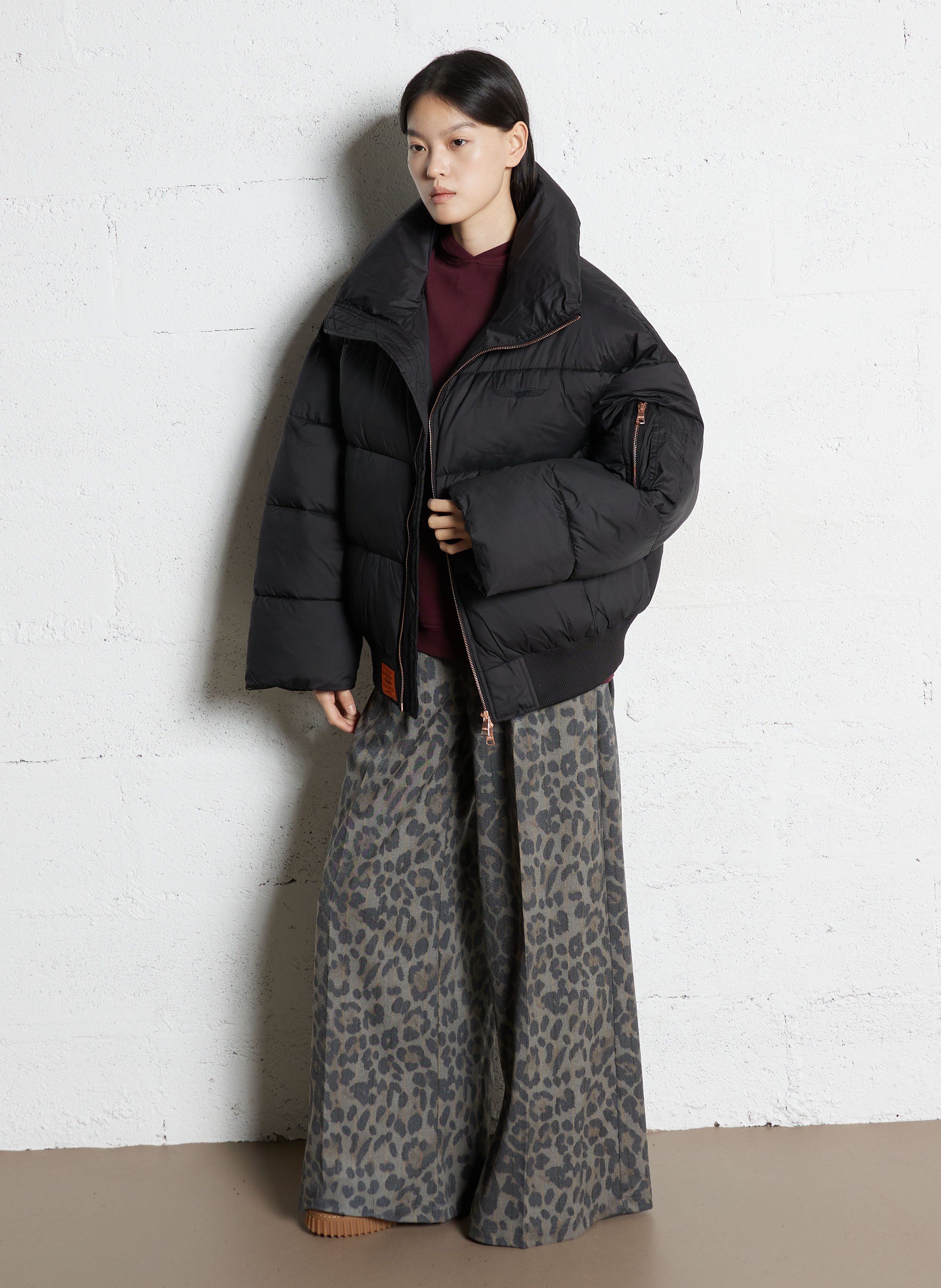 Doudoune col montant BOMBERS ORIGINAL Noir