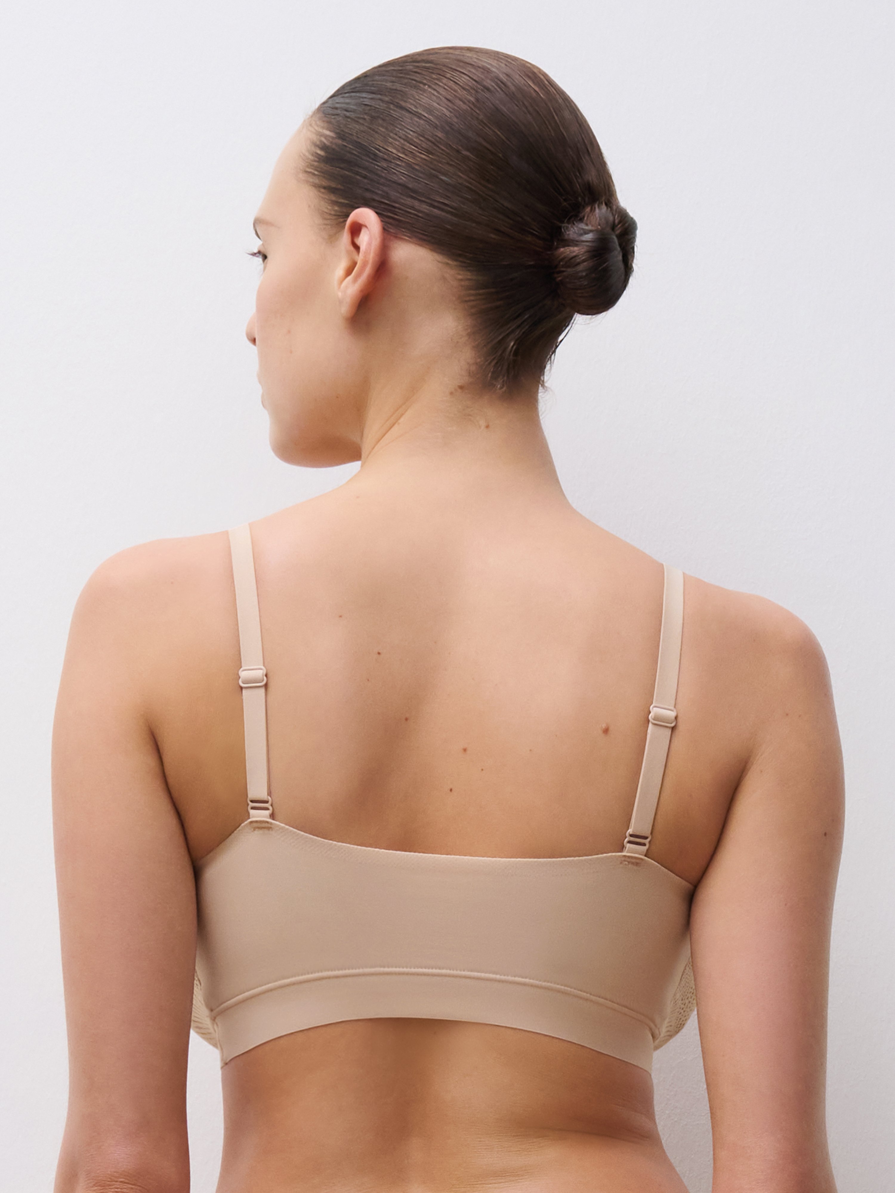Bralette with cups CHANTELLE Beige