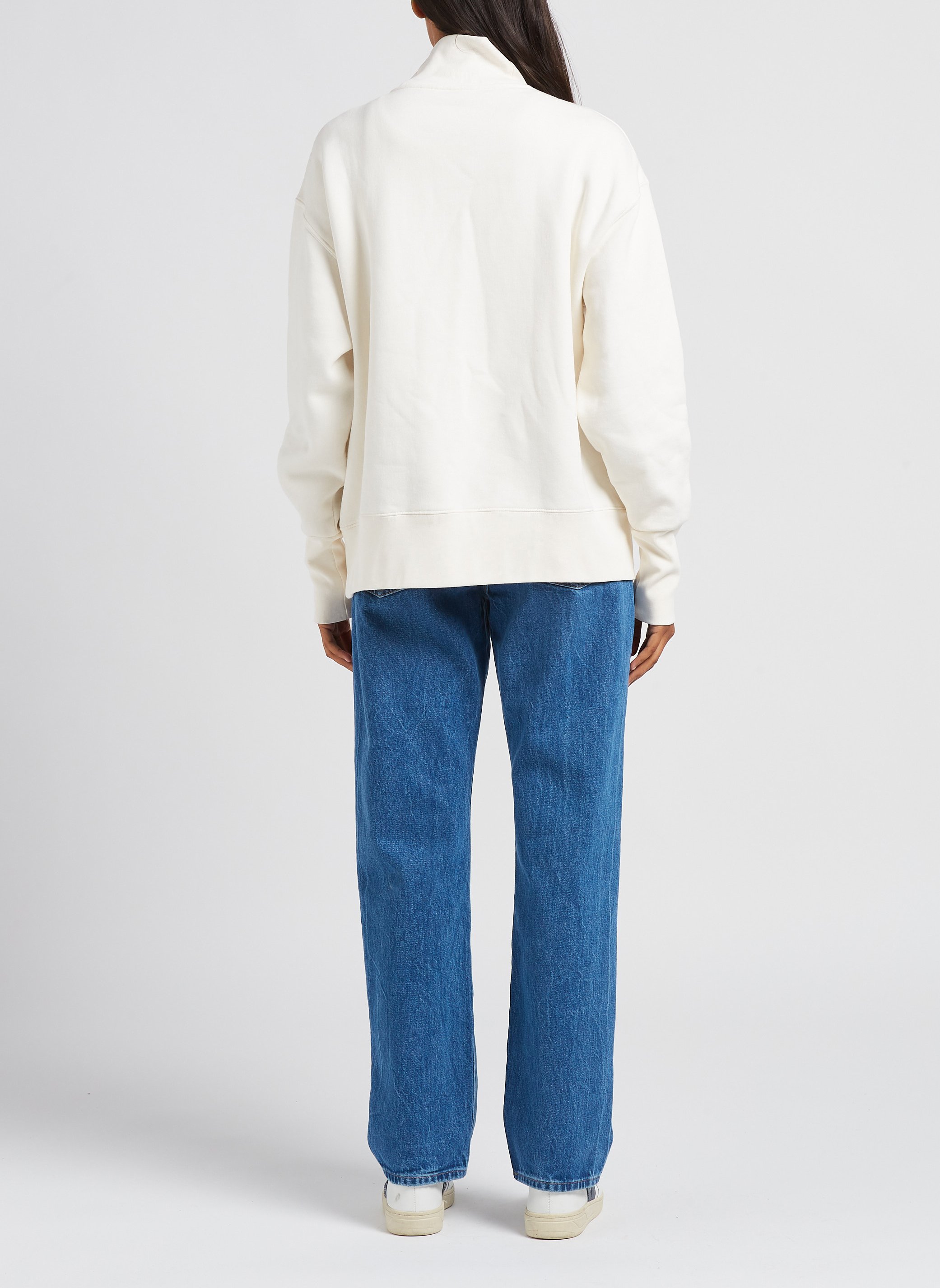 Oversize-Sweatshirt mit Stehkragen LEVI'S Weiss