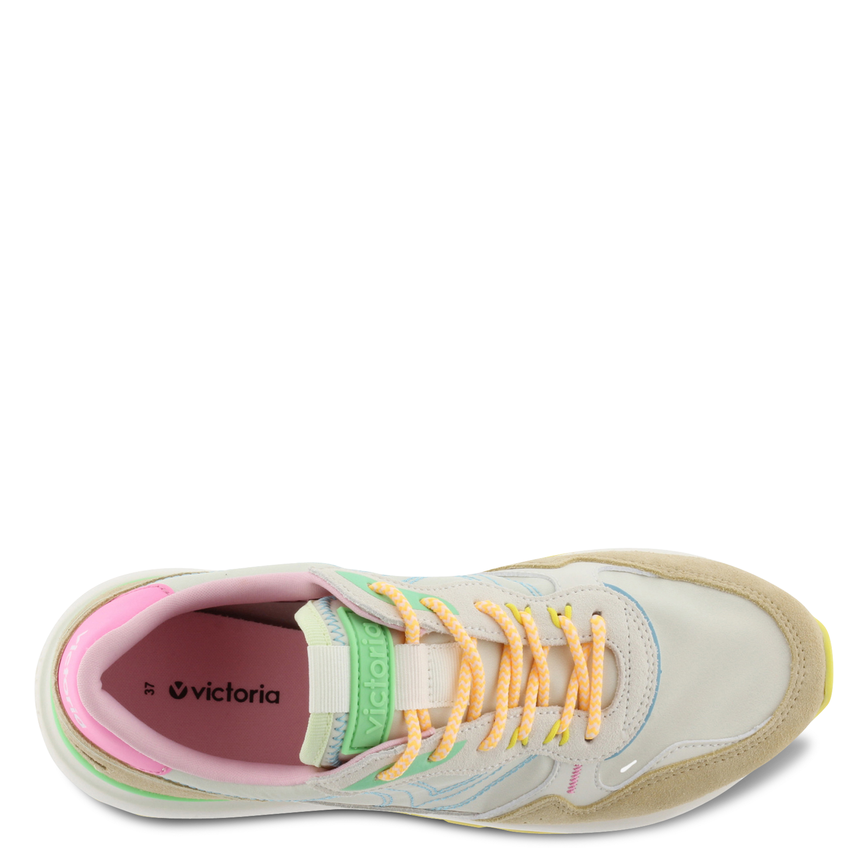 Baskets en cuir  VICTORIA Beige