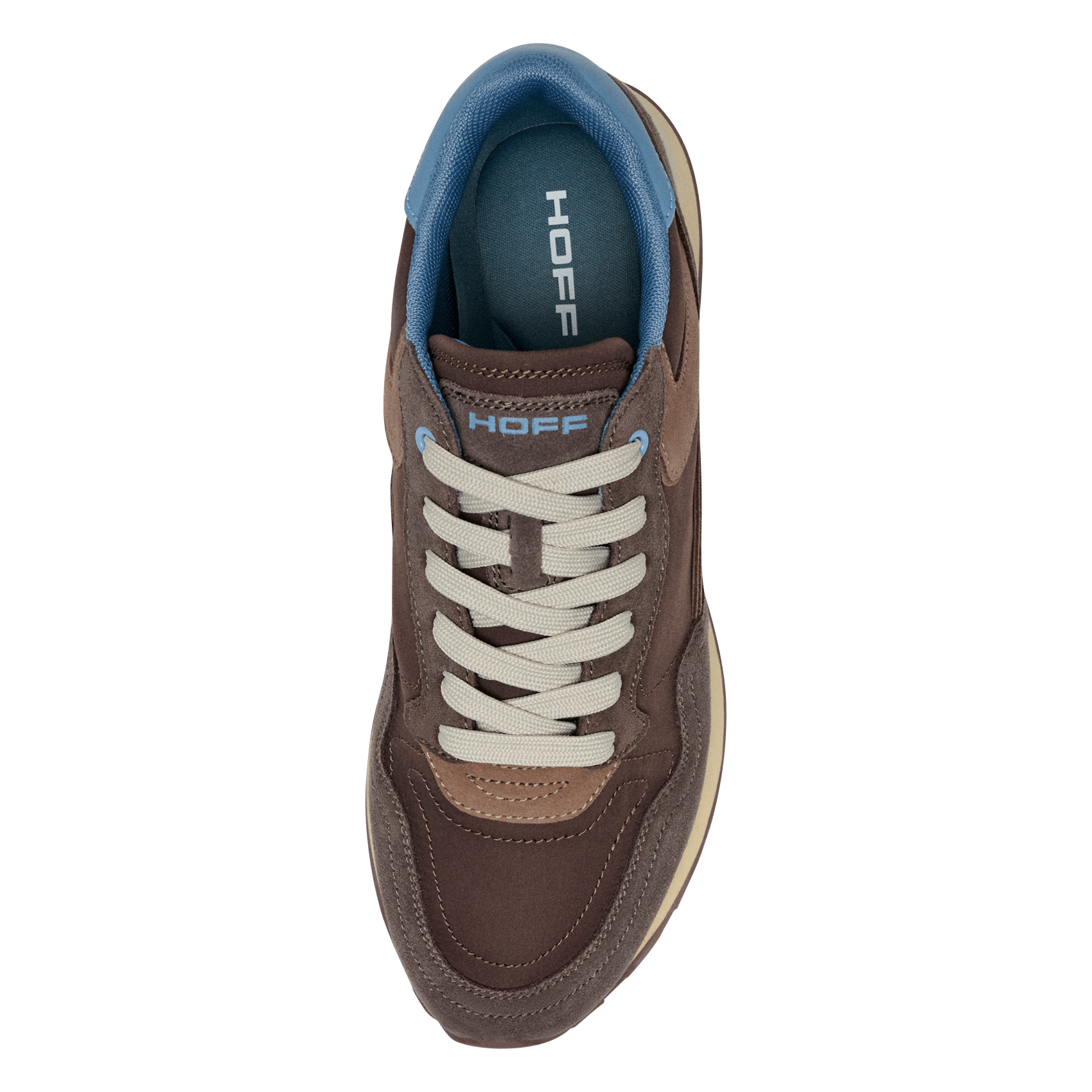 Sneakers basse in misto pelle HOFF Marrone