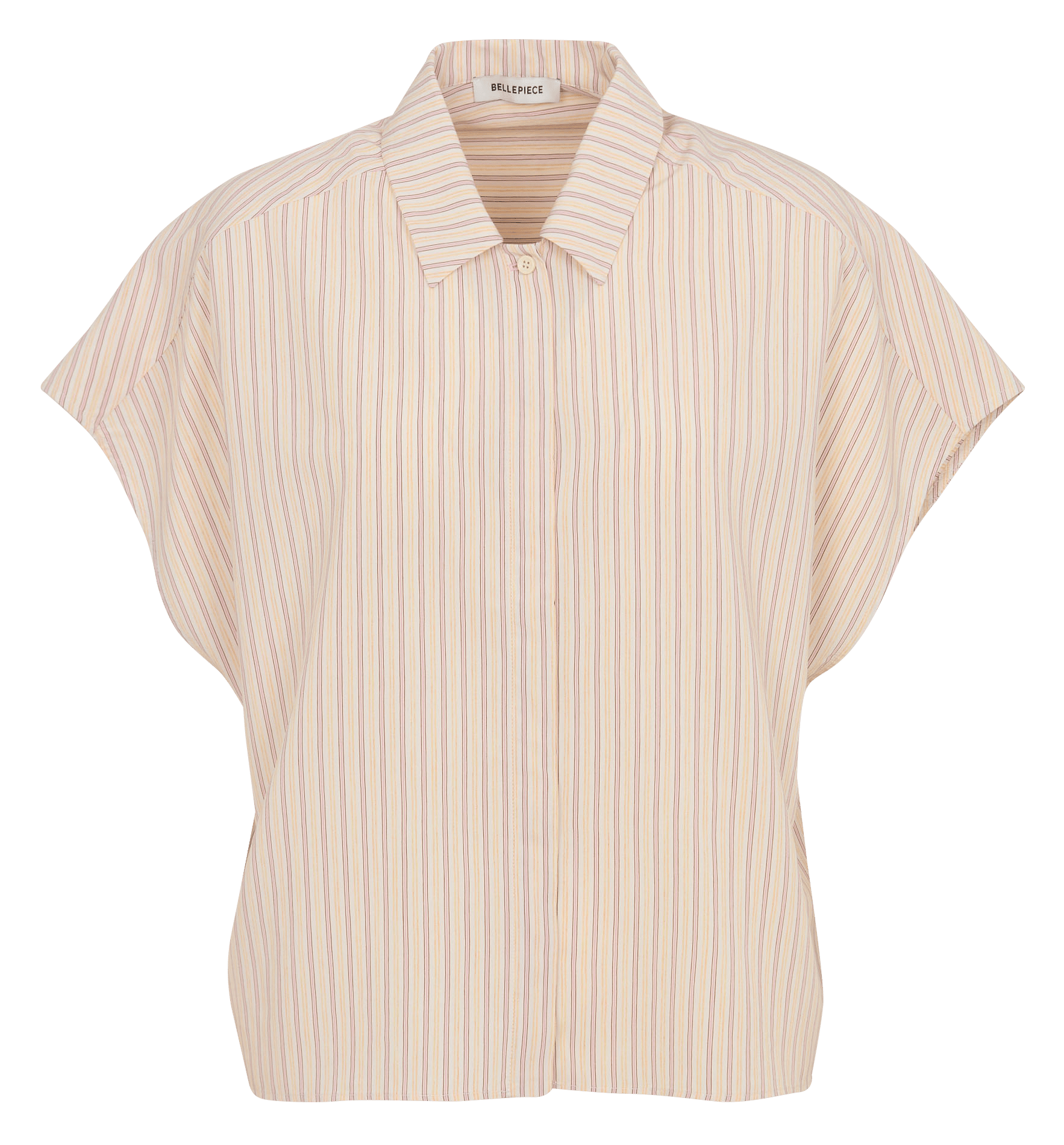 Classic Striped Shirt BELLEPIECE Orange