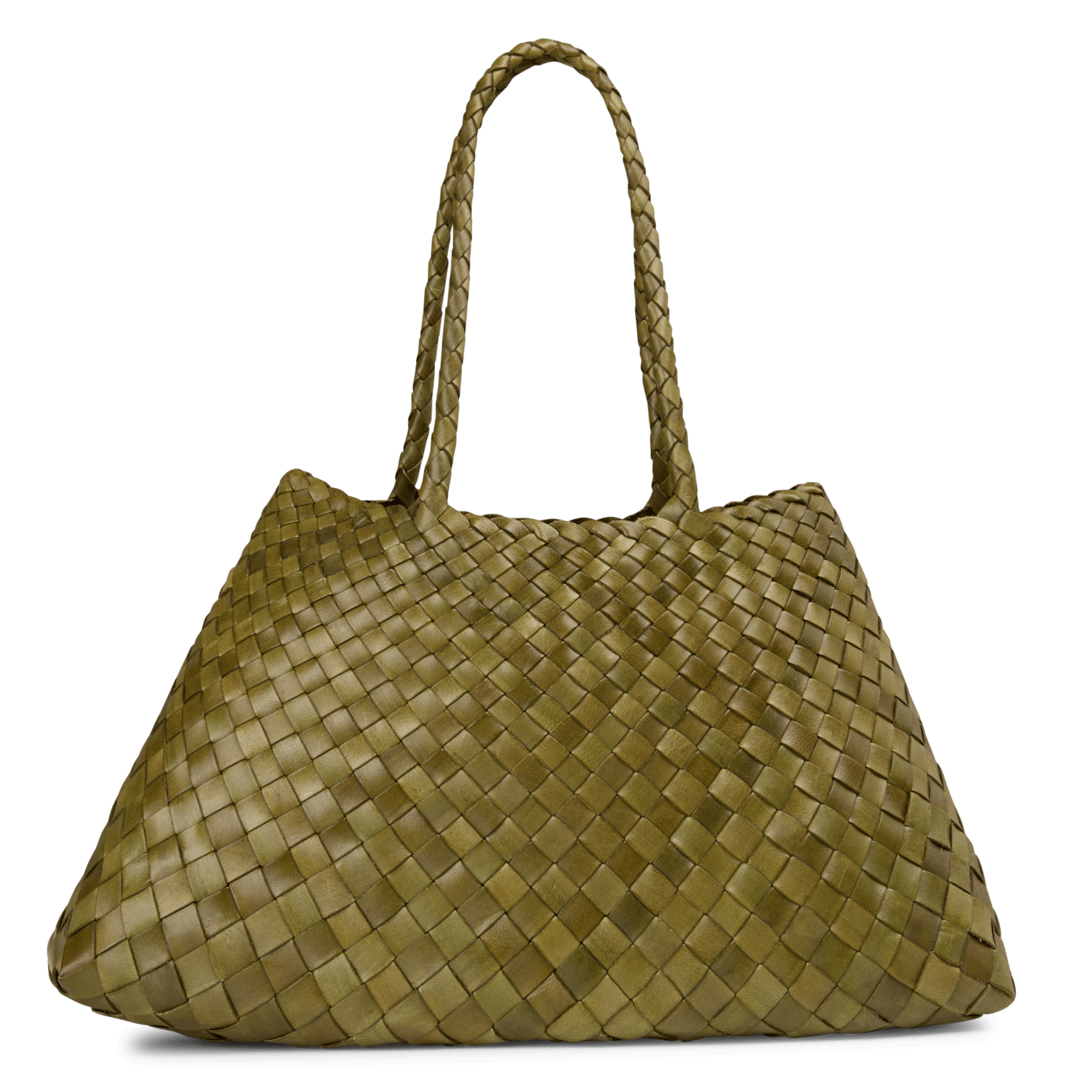 Panier tissé en cuir DRAGON DIFFUSION