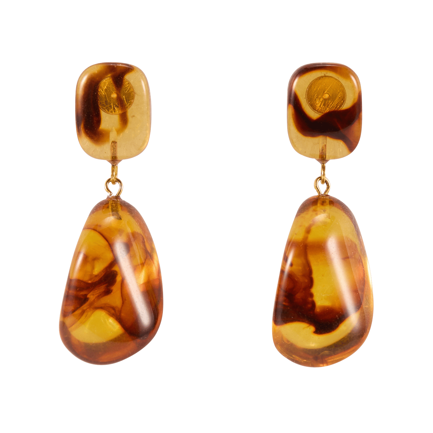 Tropfen-Ohrringe FEEKA Braun