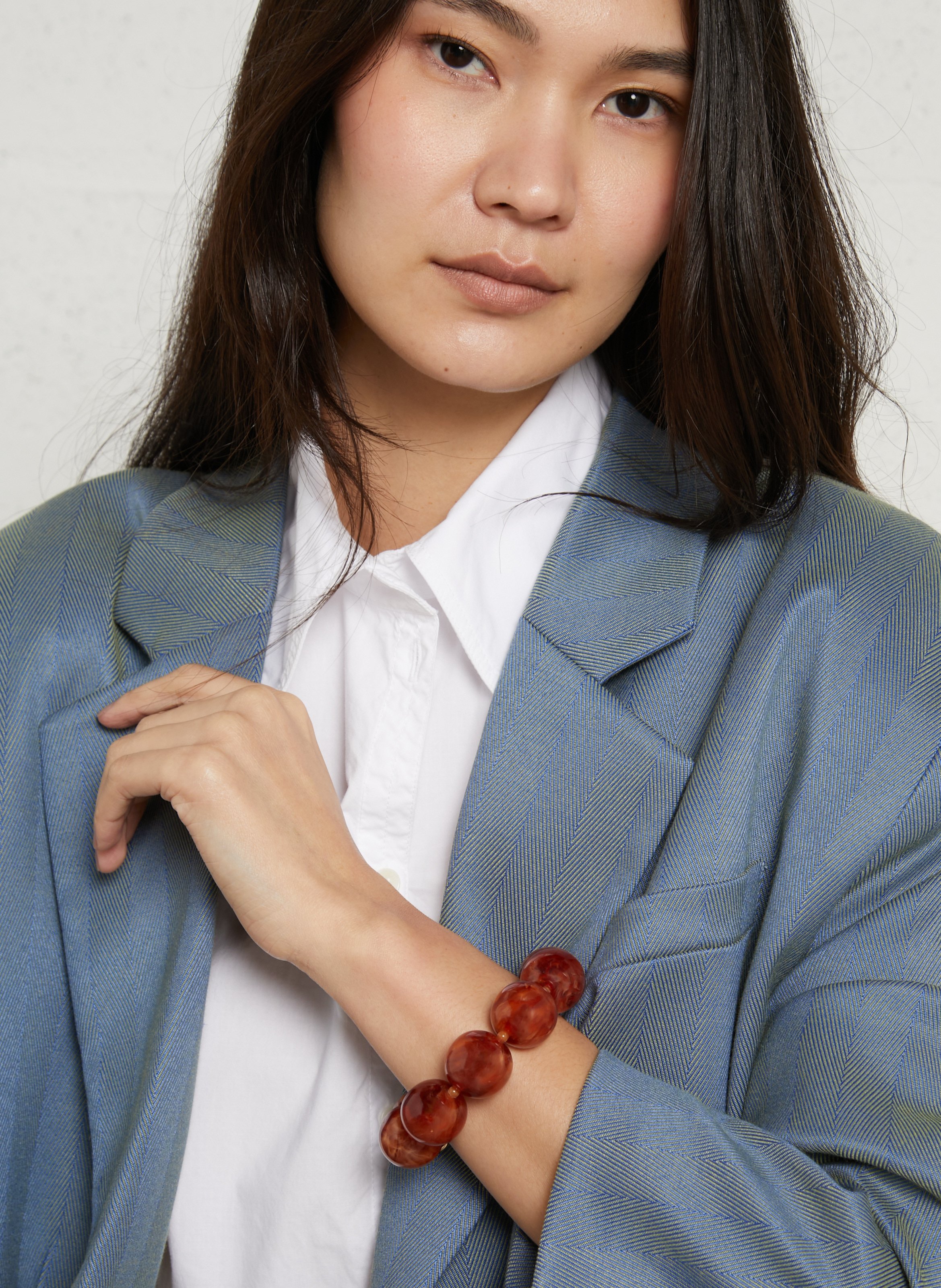 Perlenarmband FEEKA Braun