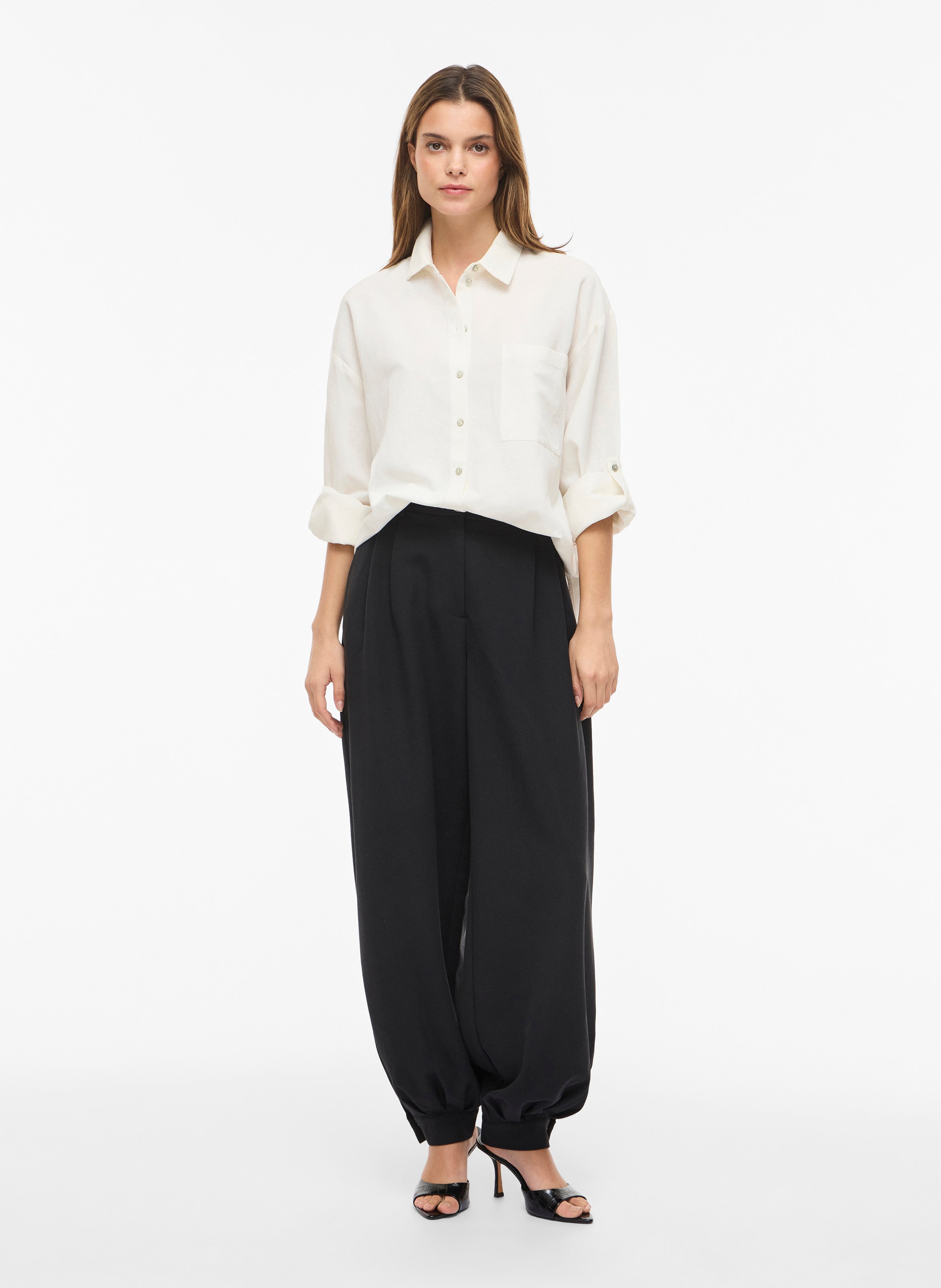 Rechte blouse VILA Wit