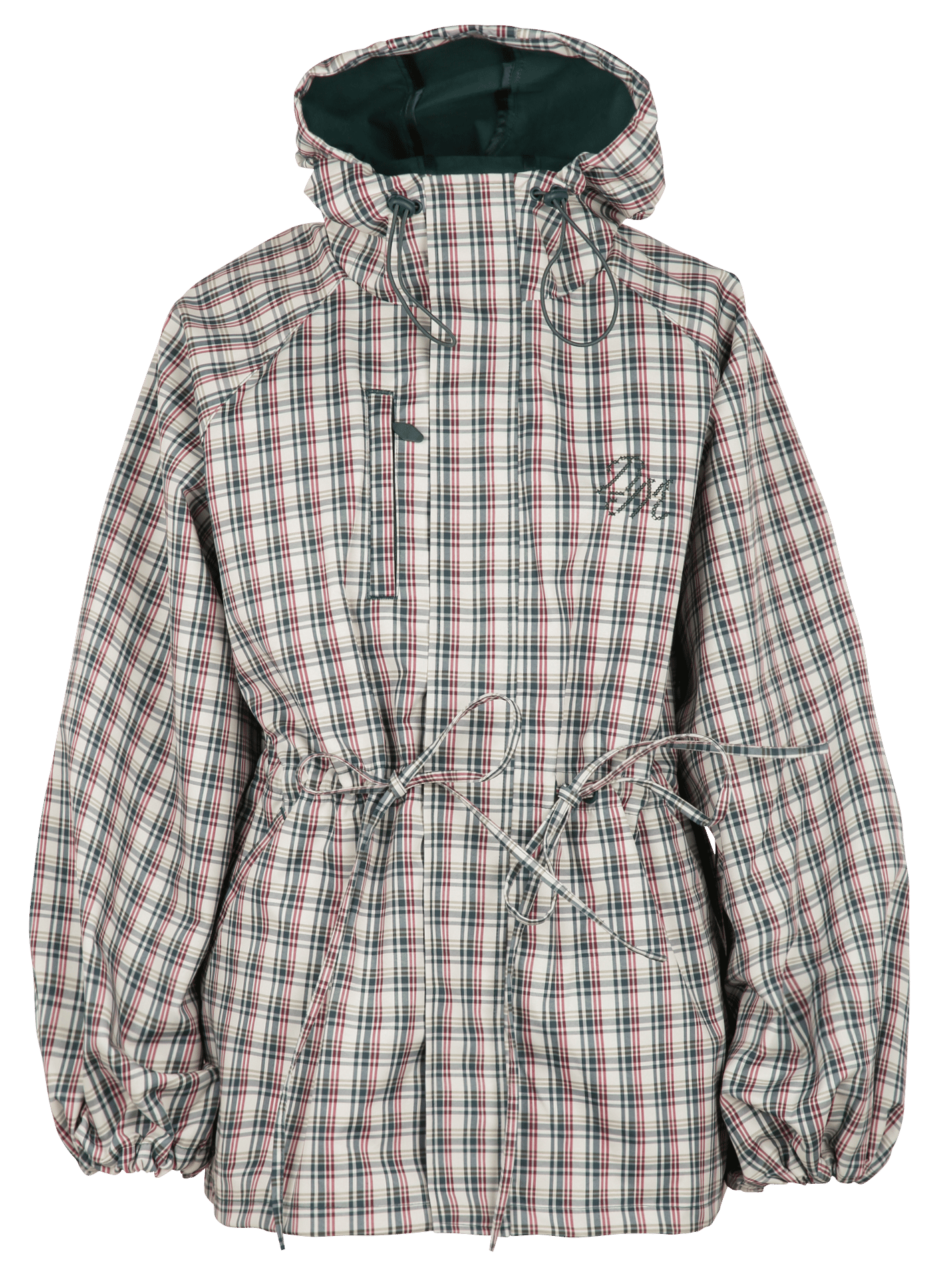 Oversized parka met opstaande kraag en print DAMSON MADDER Veelkleurig