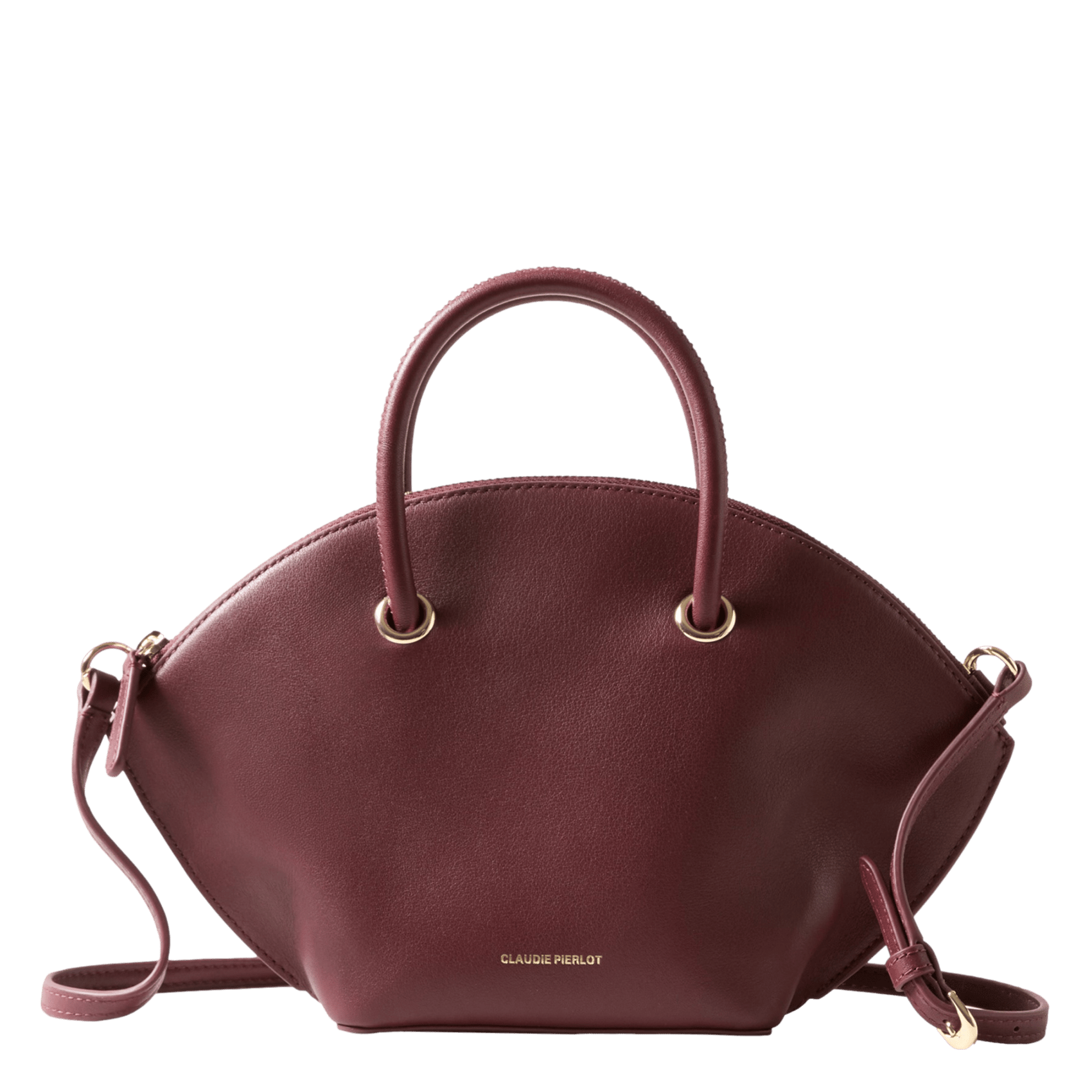 Sac bandoulière en cuir CLAUDIE PIERLOT Rouge