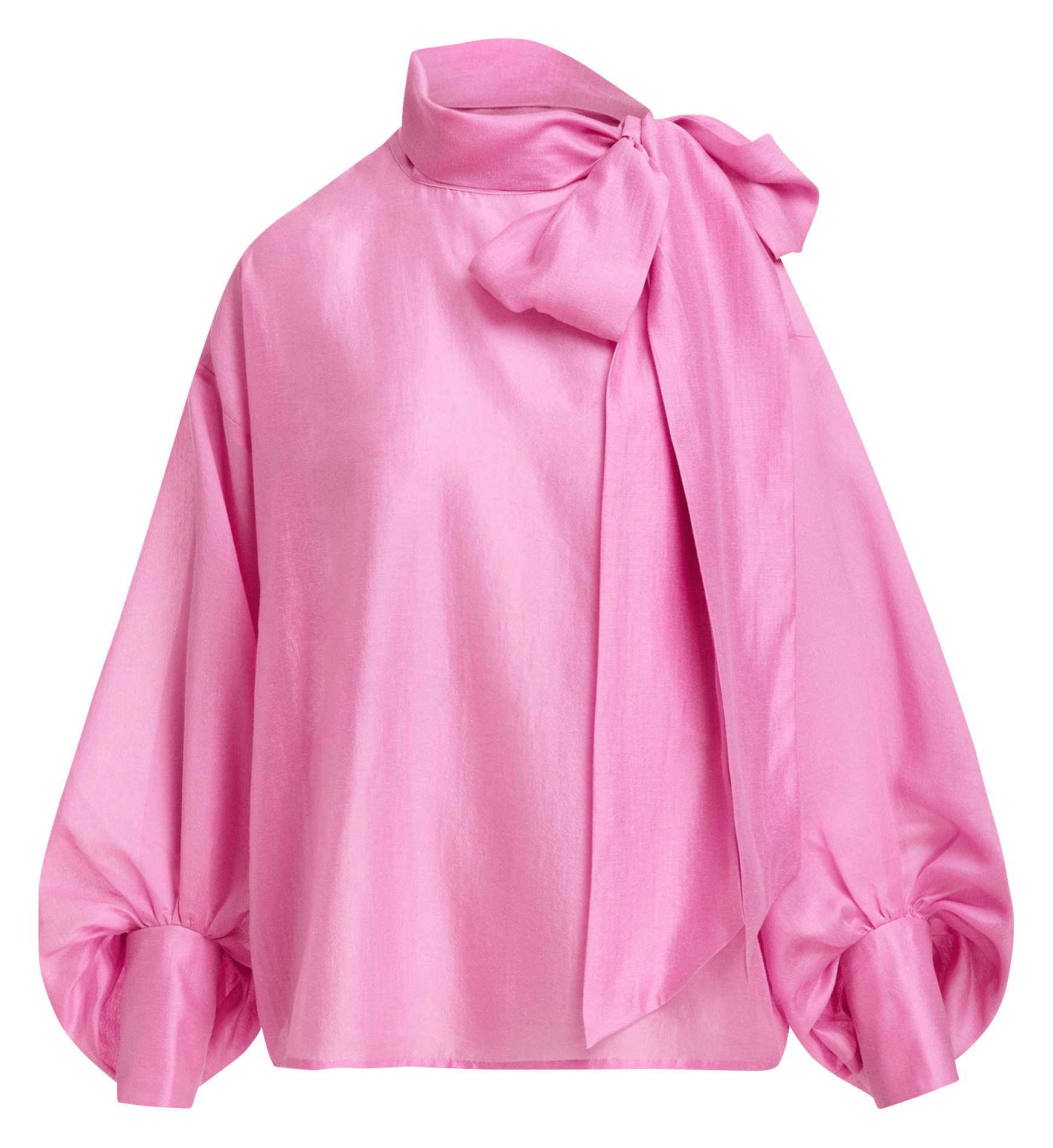 Bluse mit Schluppenkragen ESSENTIEL ANTWERP Rosa