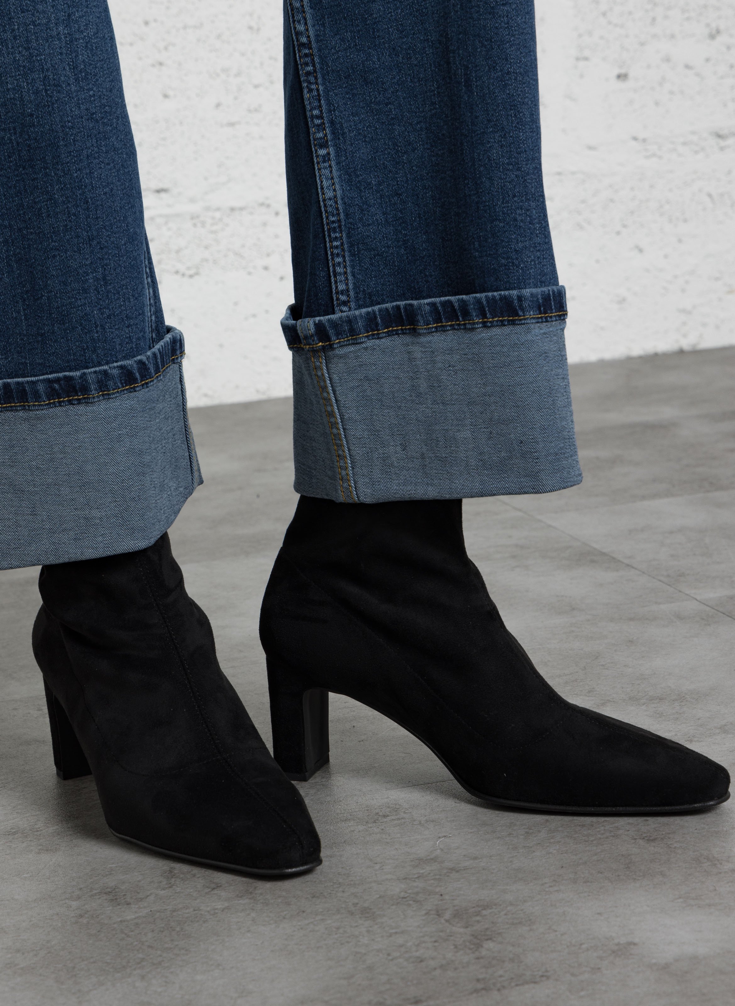 Spitze Stiefeletten REQINS Schwarz