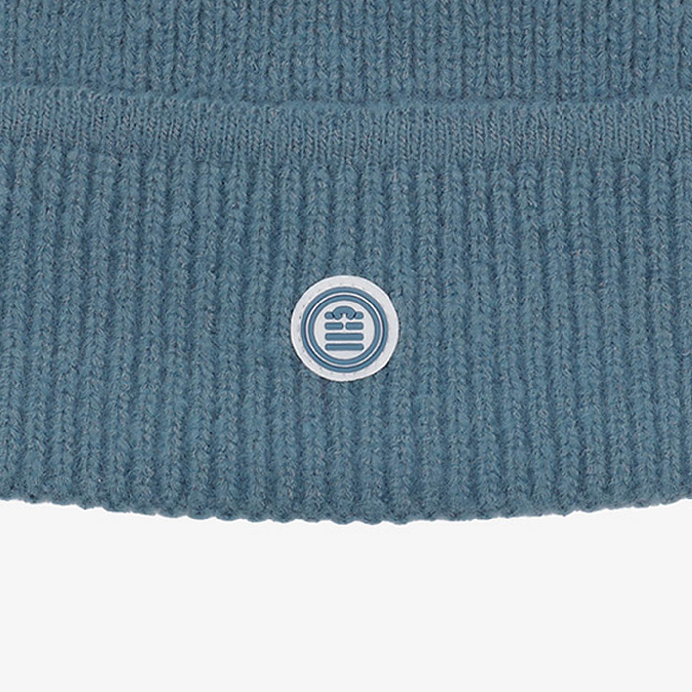 Navy blue ribbed knit beanie SERGE BLANCO Blue