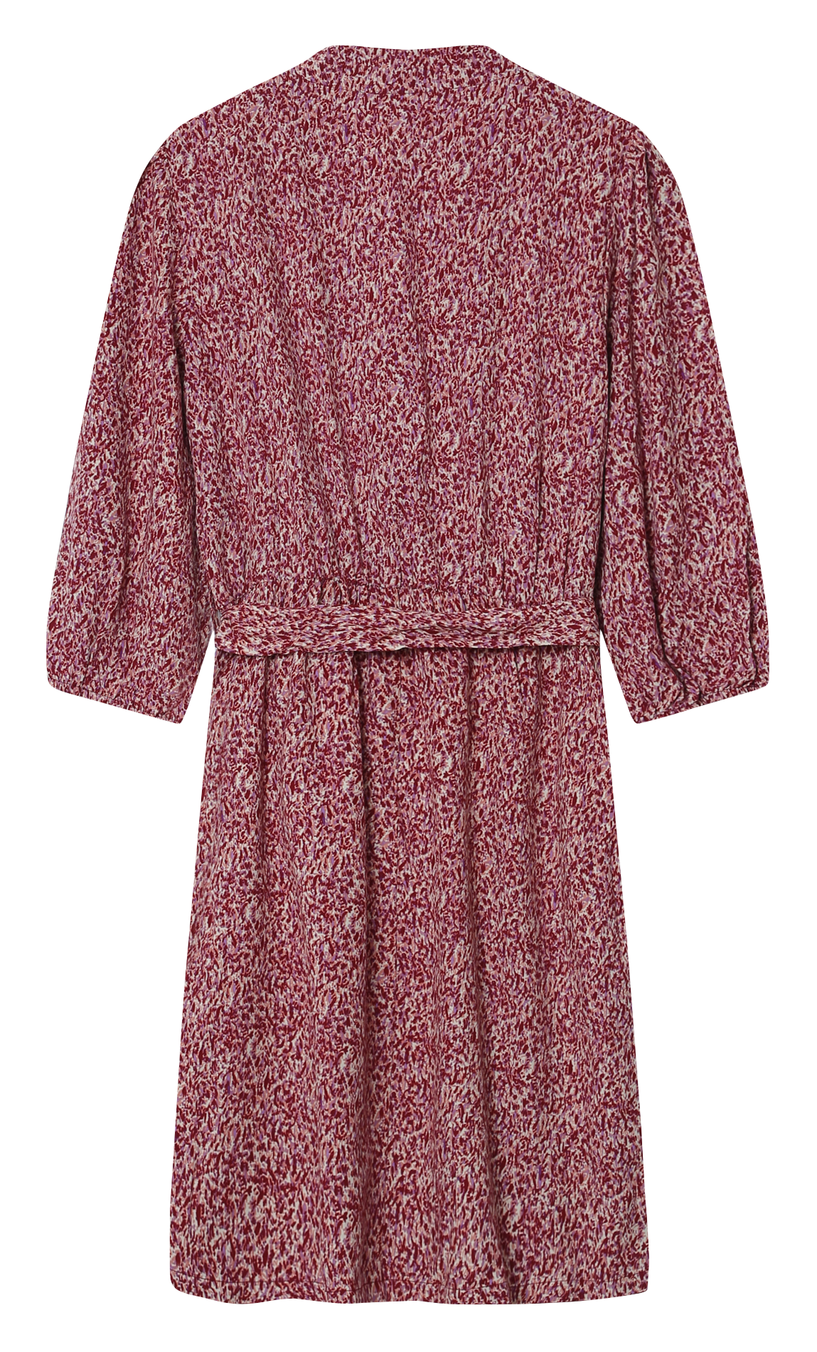 Robe courte col V imprimée  GRACE ET MILA Blanc