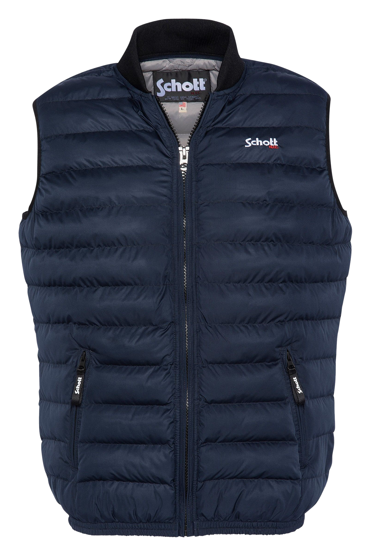 Doudoune matelassée sans manches SCHOTT Bleu