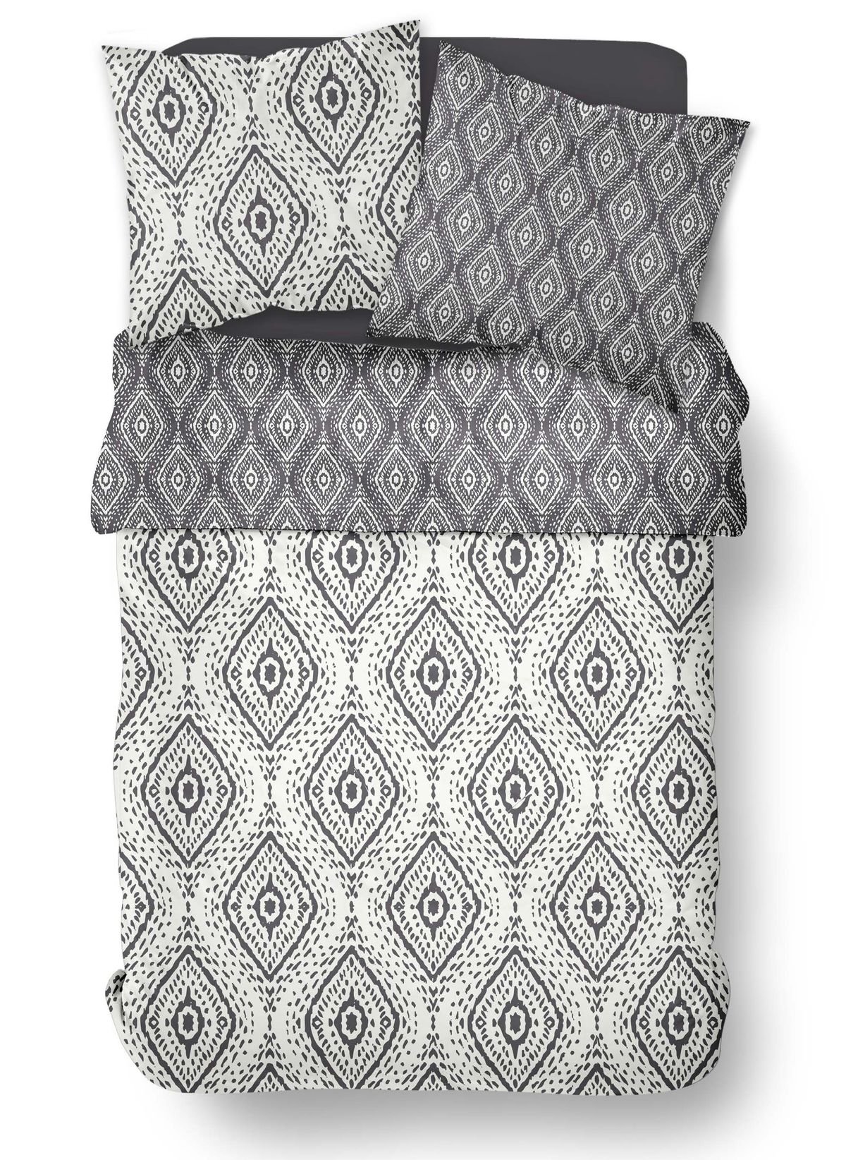 Cotton bedding set TODAY LINGE DE MAISON Black