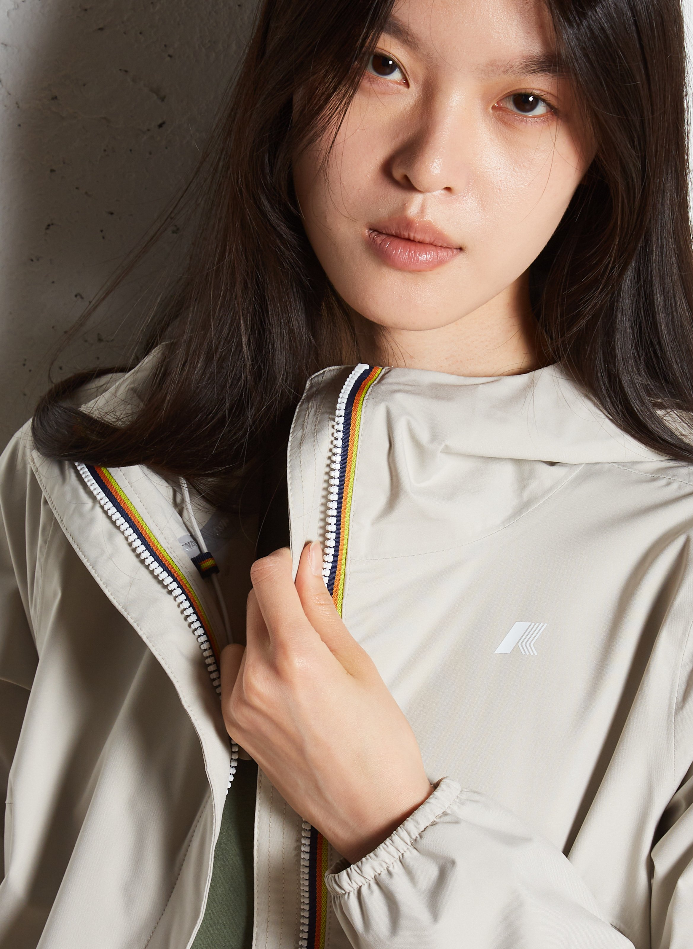 Kapuzenjacke K-WAY Beige