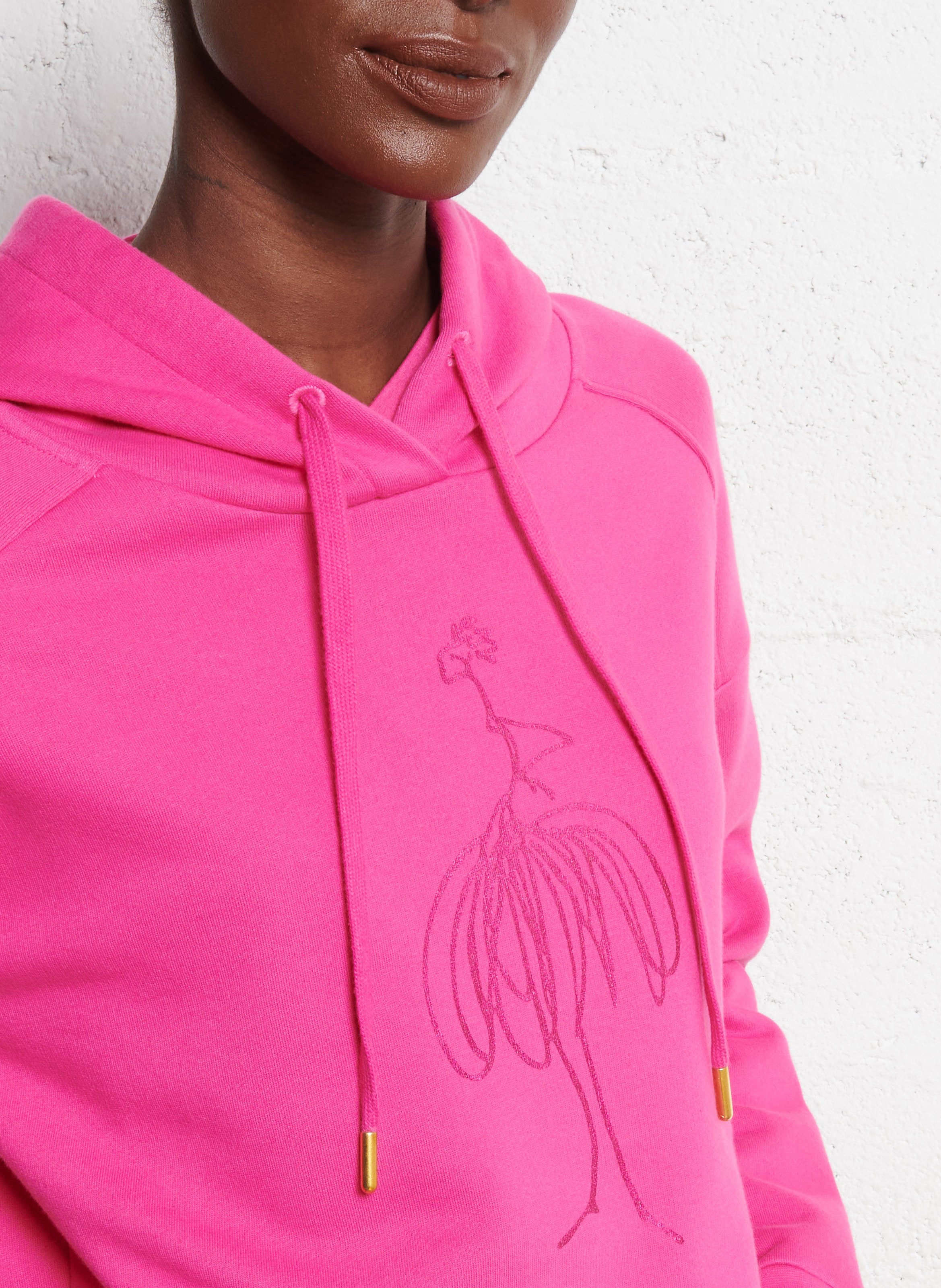 Hoodie met kangoeroezak en lange mouwen ONE STEP Roze