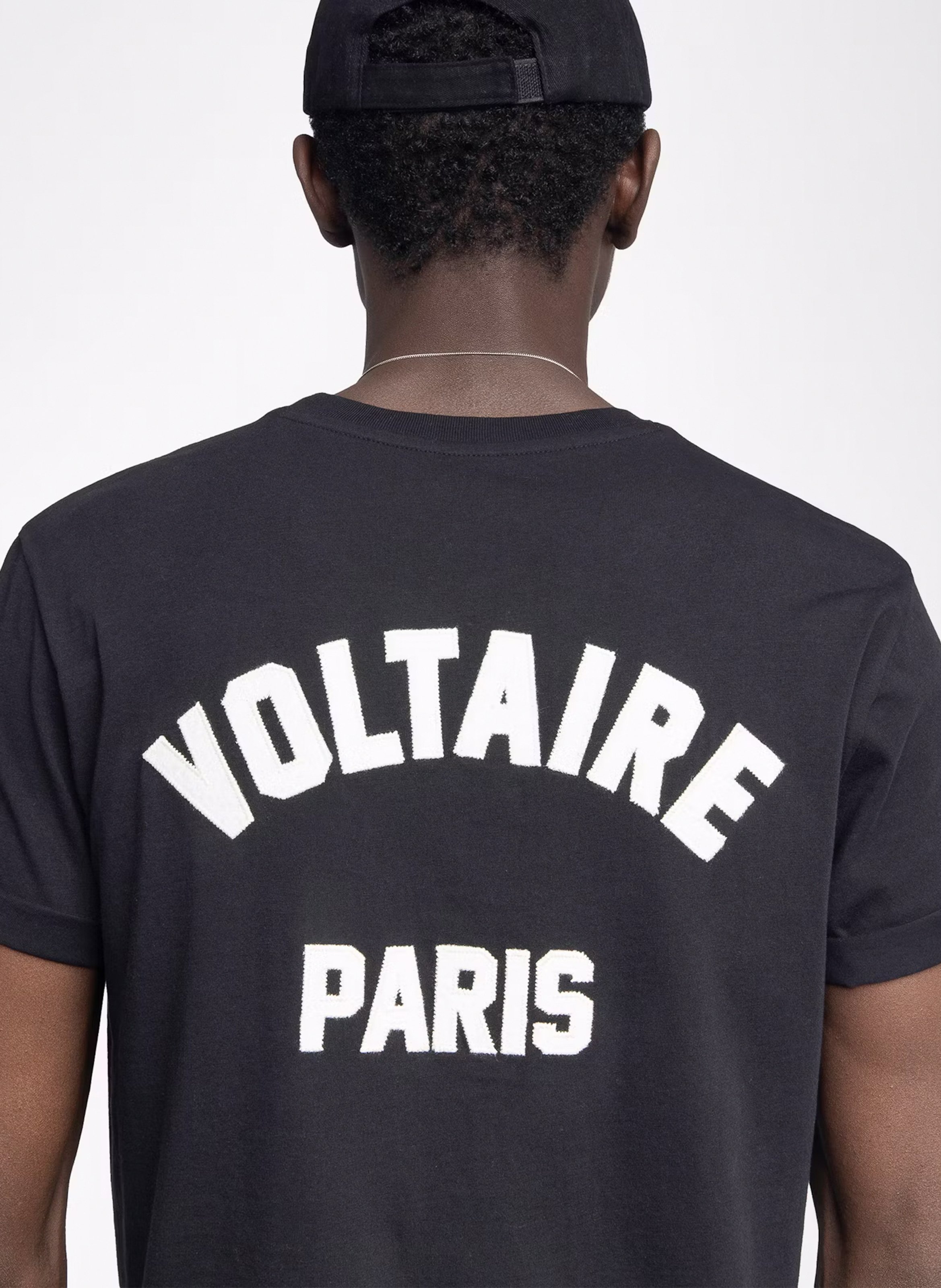 Tee-shirt col rond en coton ZADIG&amp;VOLTAIRE Noir