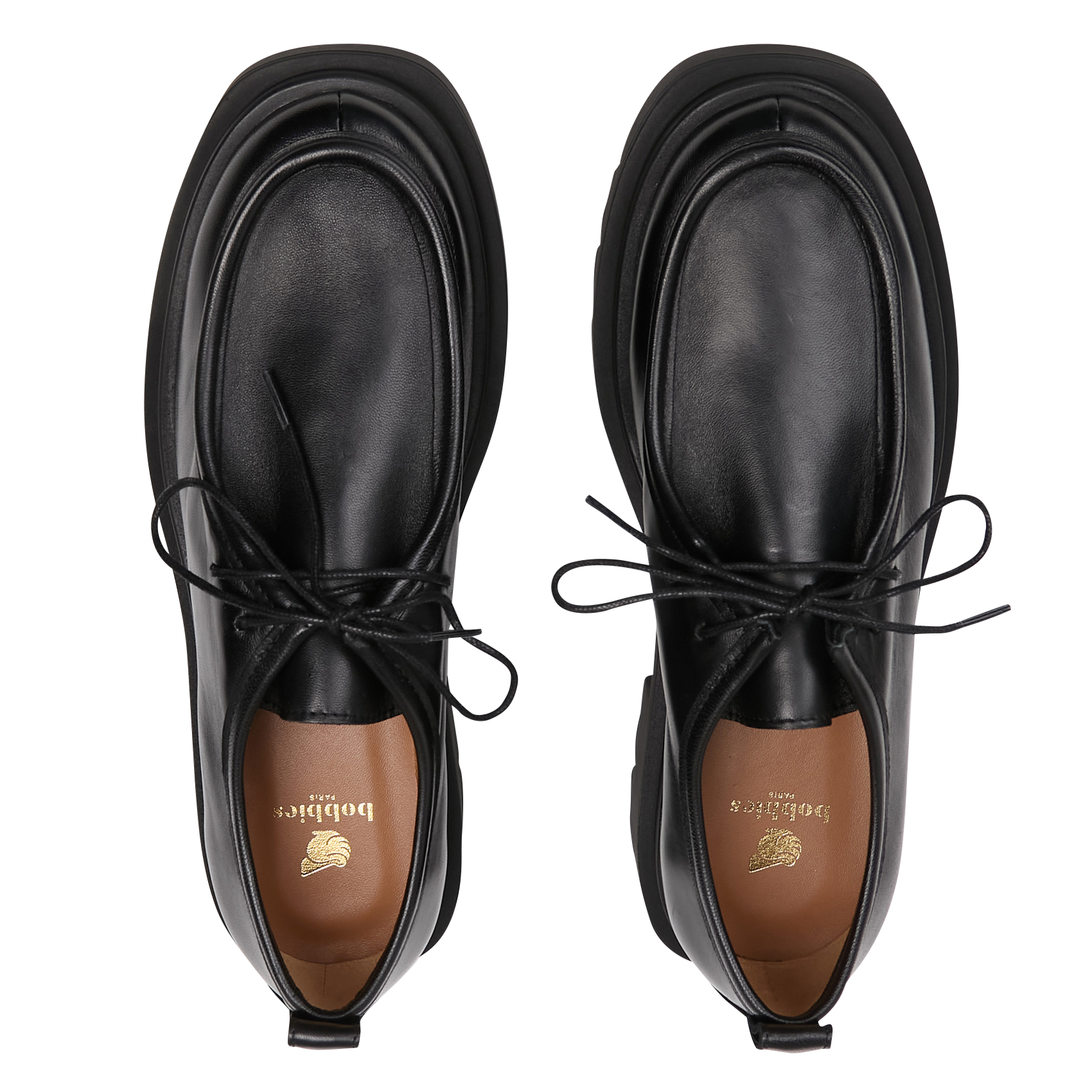 Arthus leather Derby shoes  BOBBIES Black