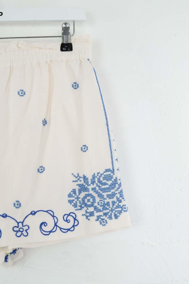 Cotton mini shorts SEZANE - Seconde main White