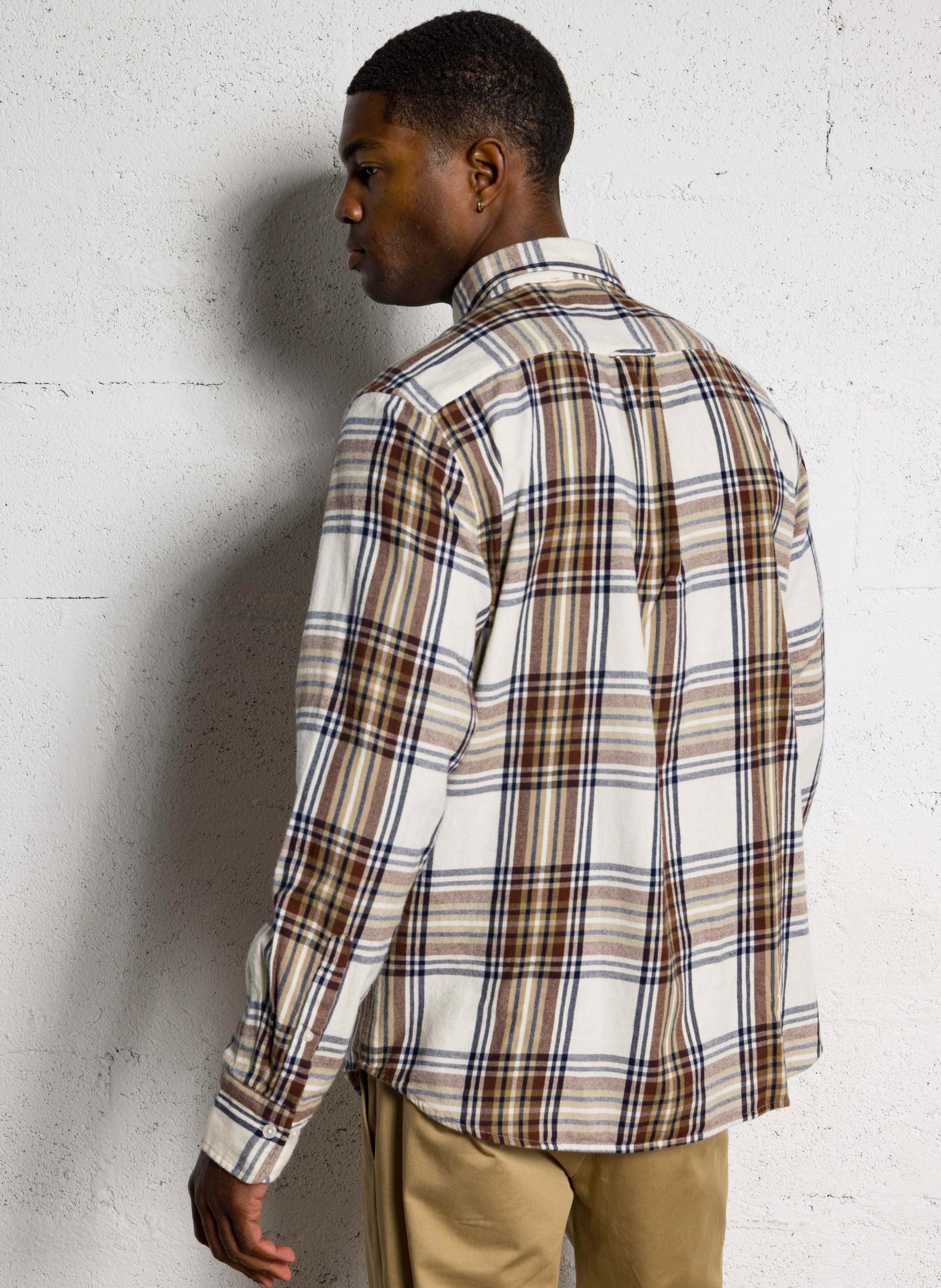 Regular shirt with patterns GANT Beige