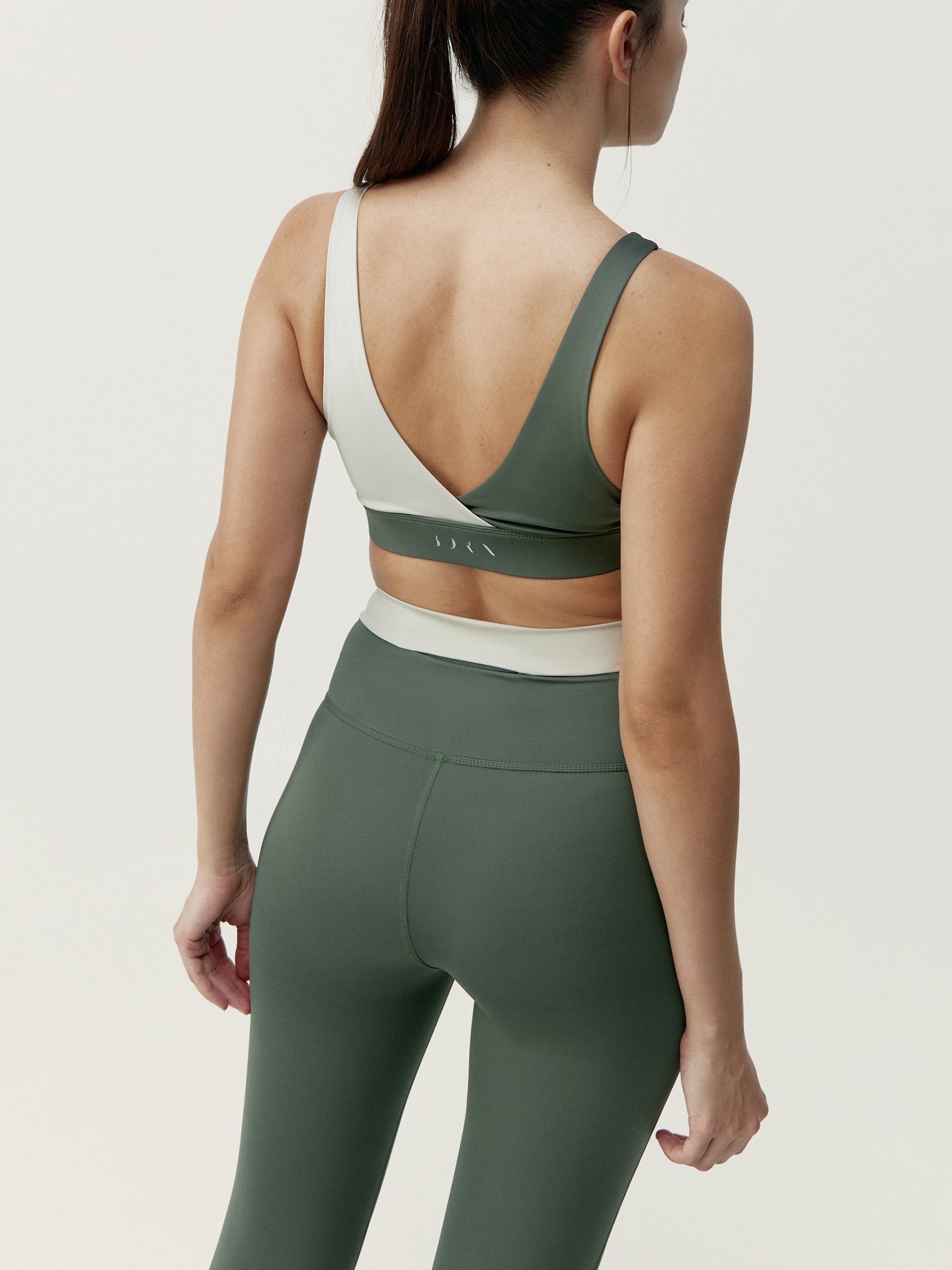 Sports bra medium support performance duo BORN LIVING YOGA Green