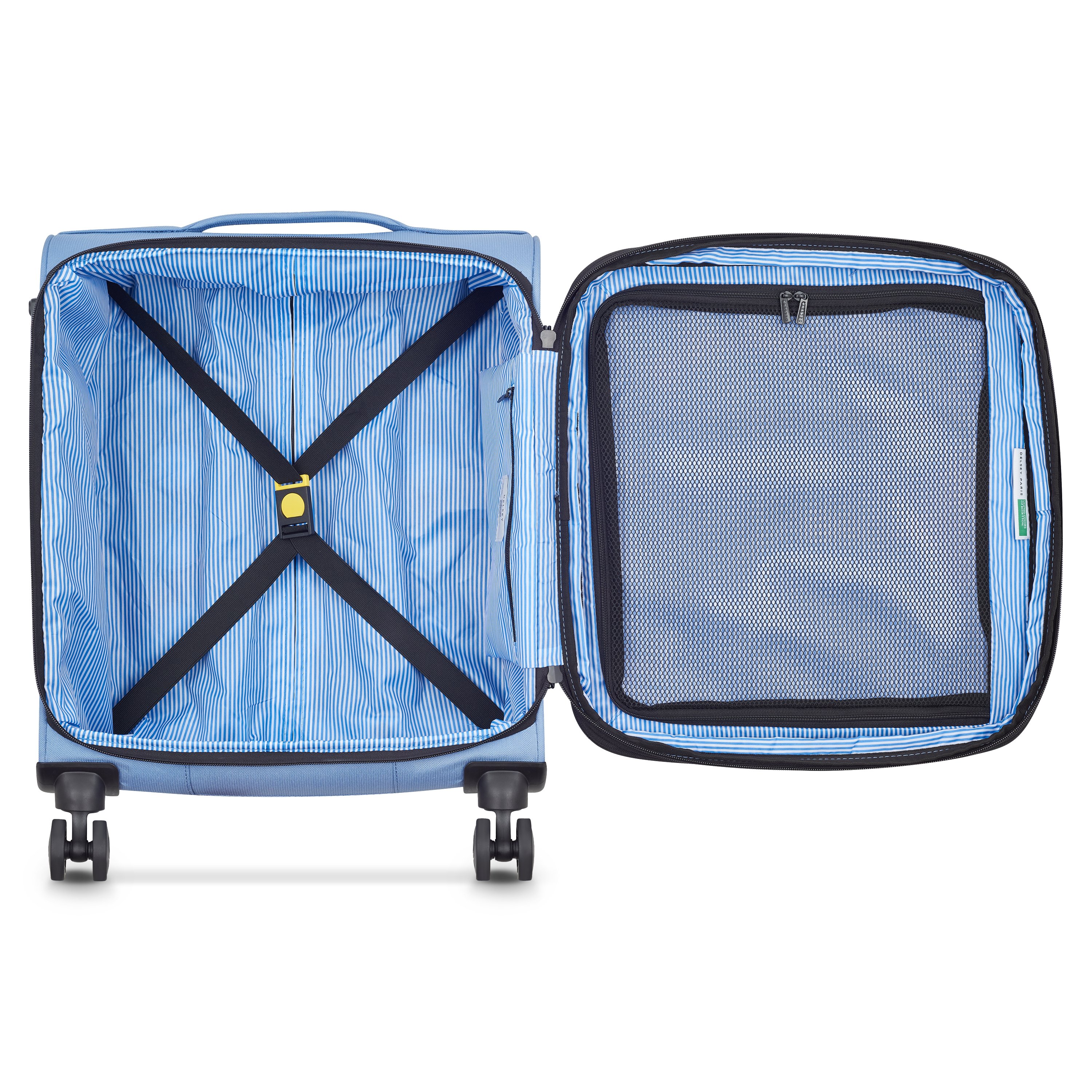 Valise cabine souple 54 cm x 40 cm x 22 cm cm - 33 l - s DELSEY PARIS Bleu