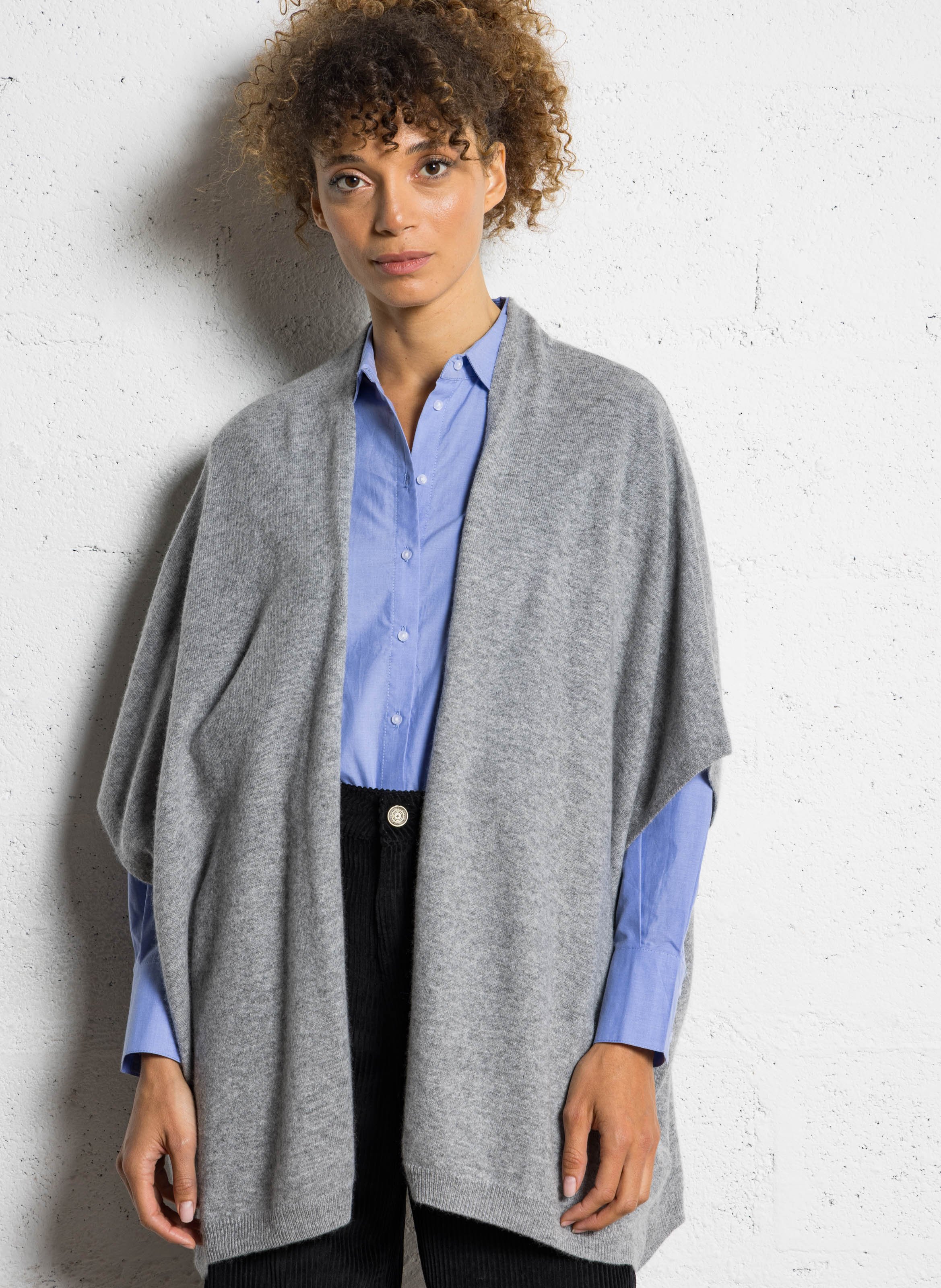 Poncho en cachemire SUD EXPRESS