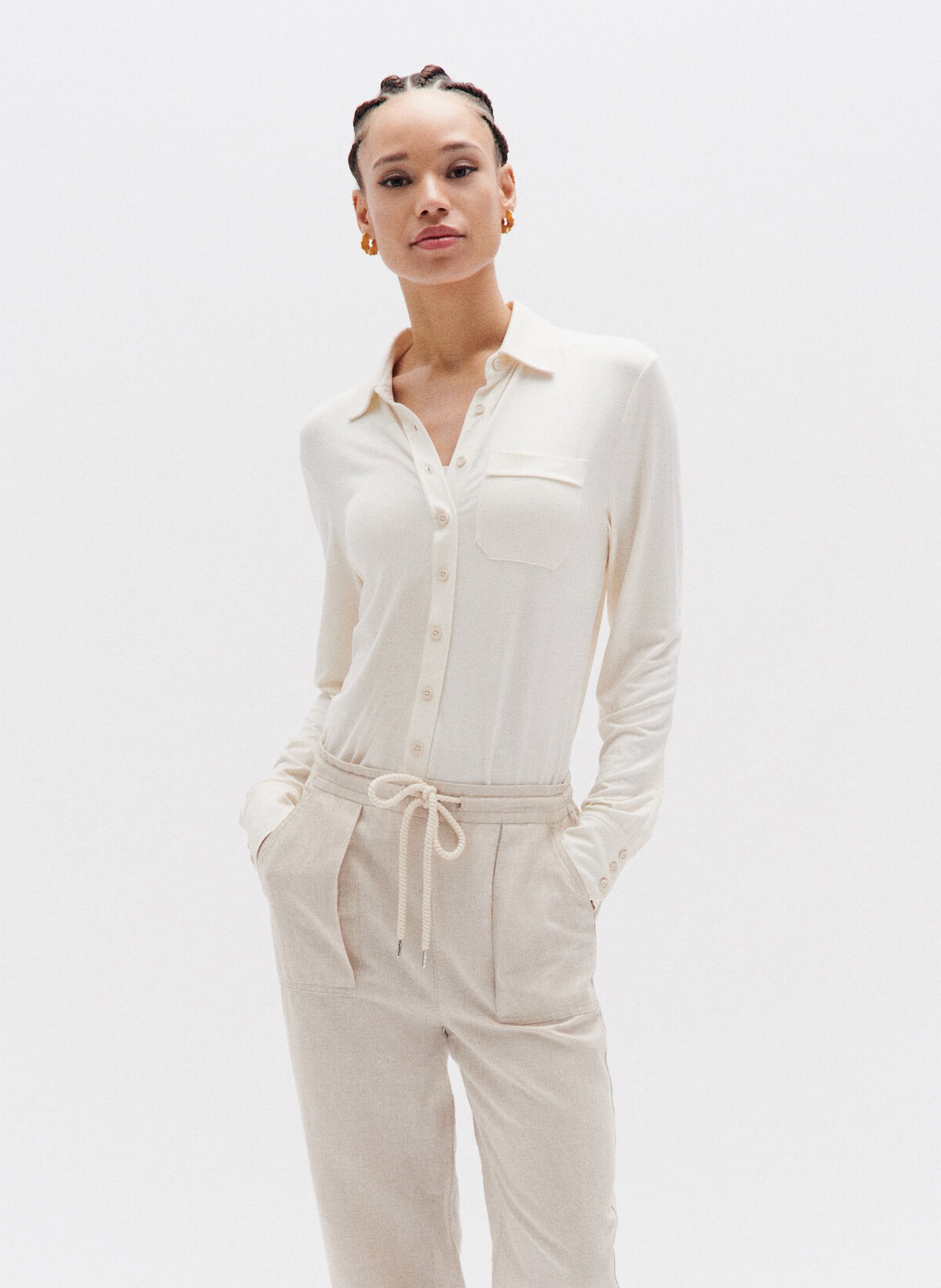 Shirt with classic collar CAROLL White