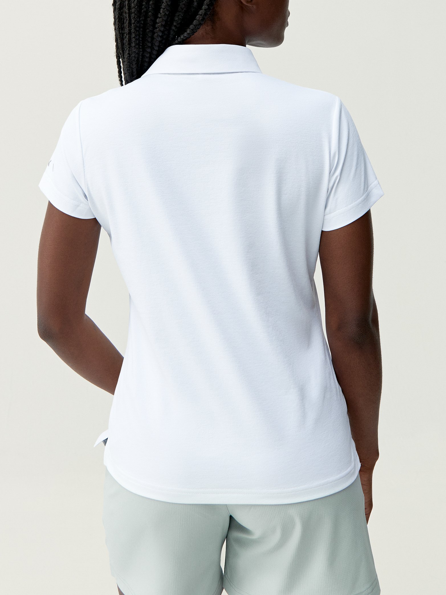 Short-sleeve performance sports t-shirt BORN LIVING YOGA White