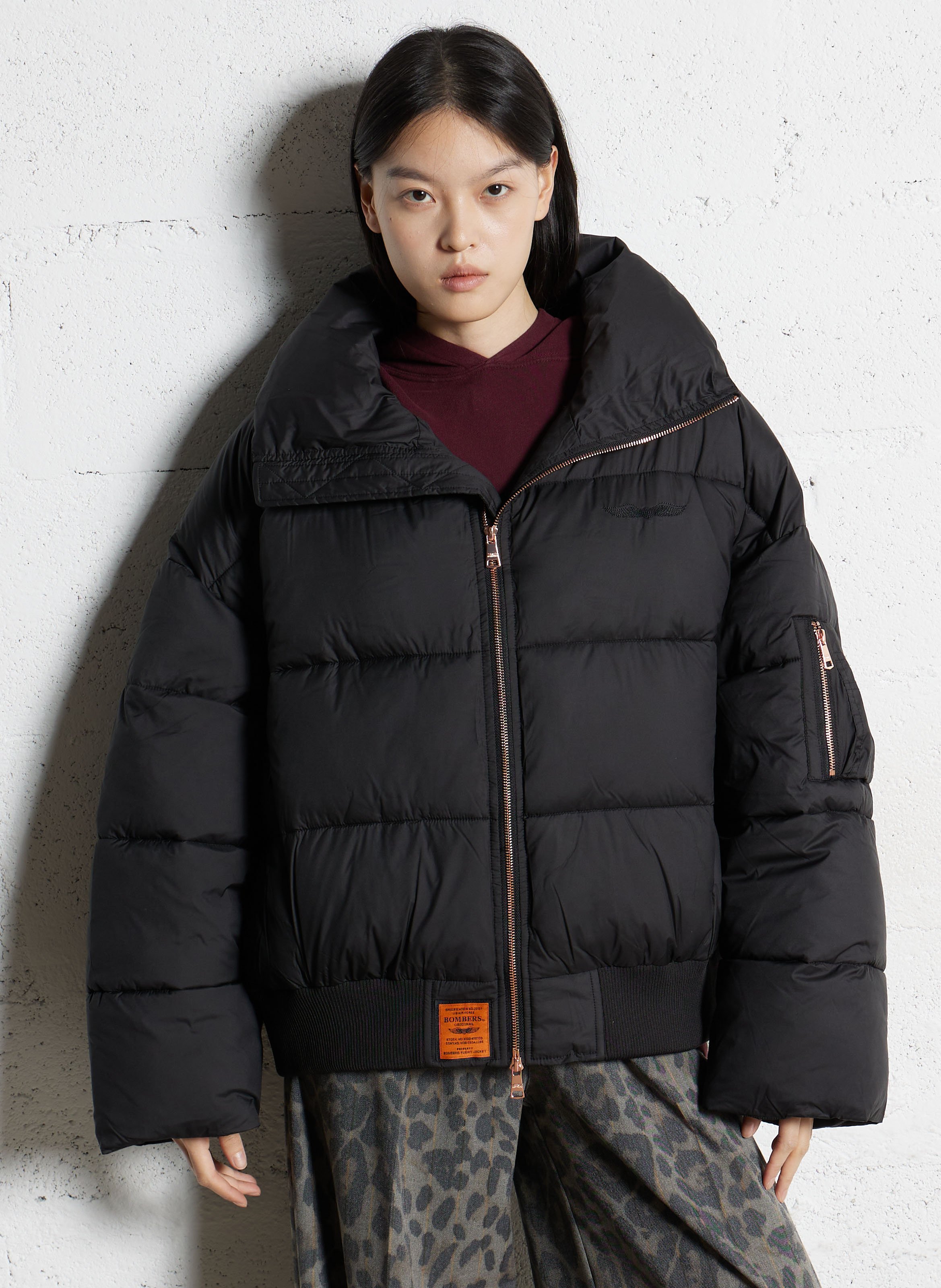 Doudoune col montant BOMBERS ORIGINAL Noir