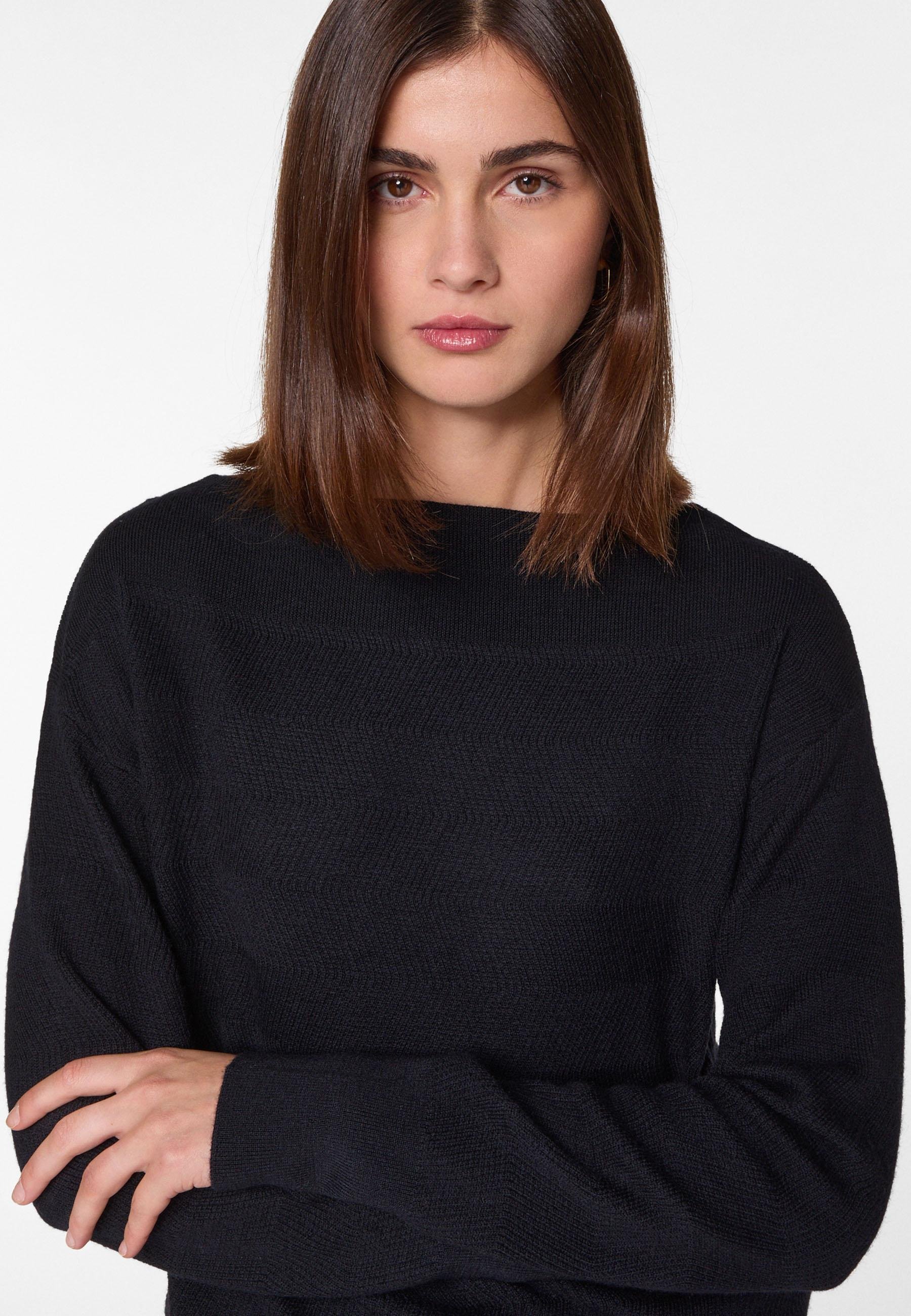 Merino wool boat-neck sweater  RODIER Black