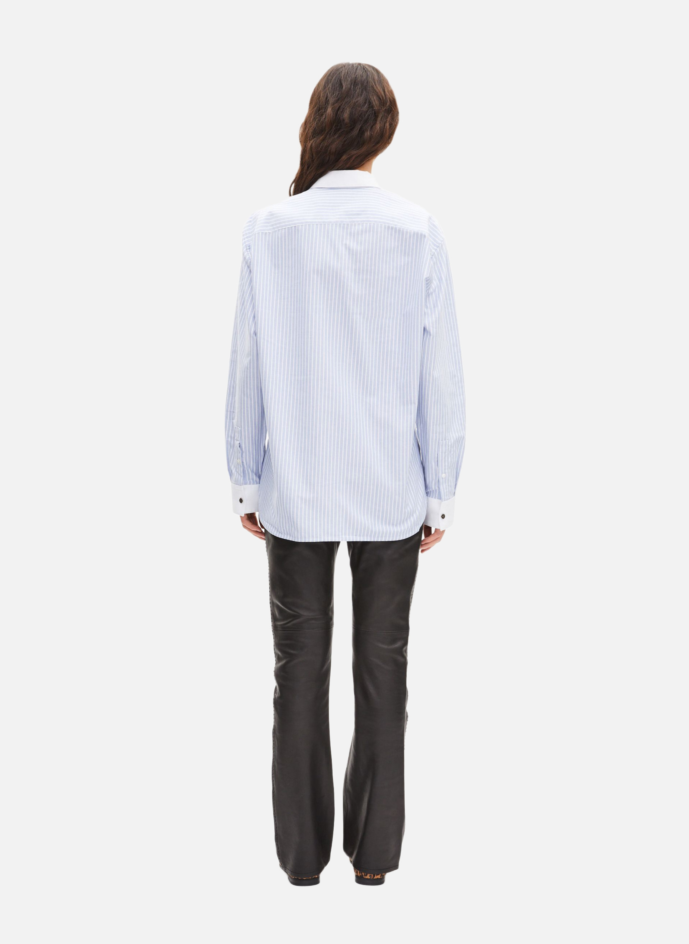 Chemise en coton rayée THE KOOPLES Bleu