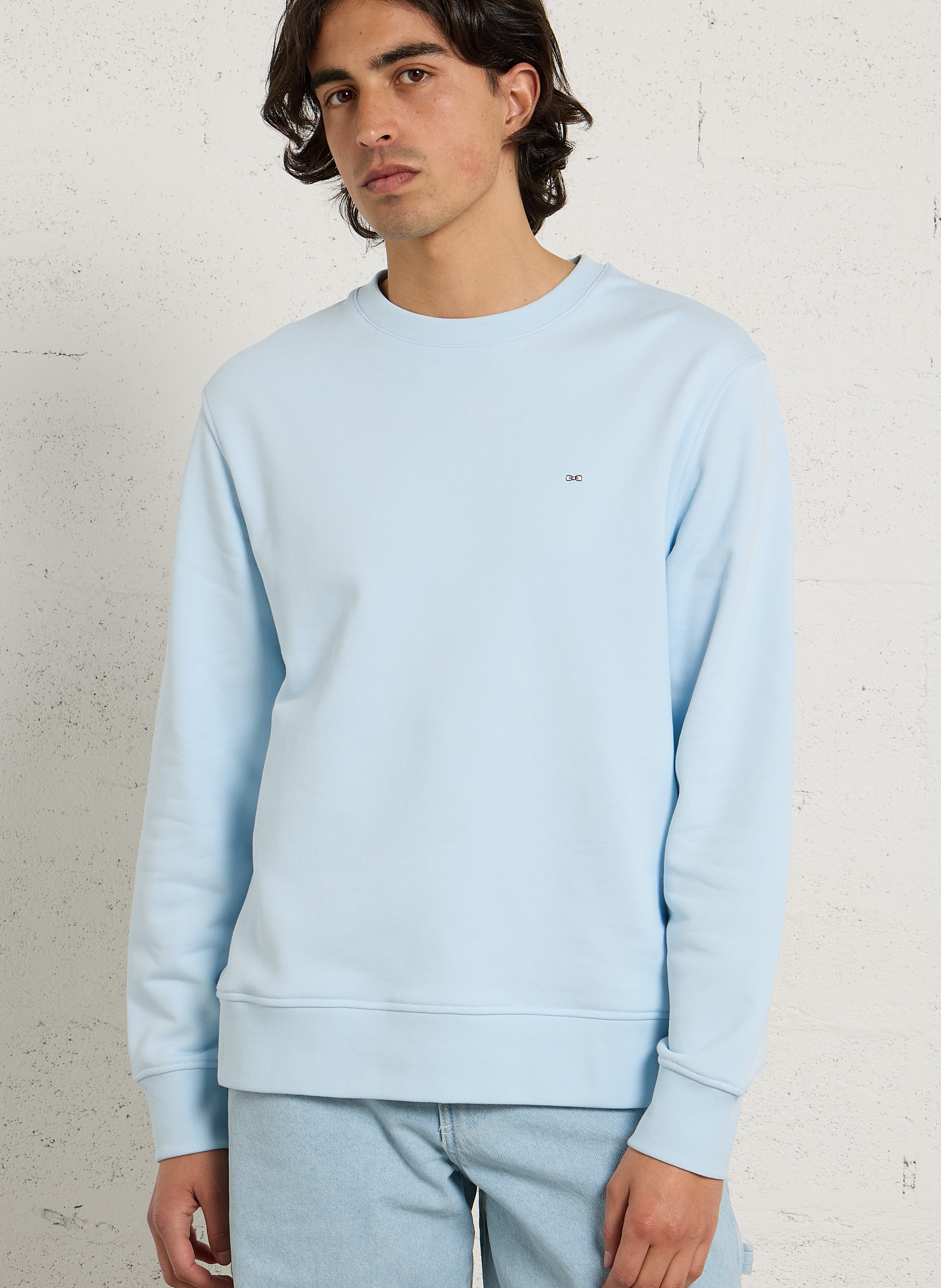 Sweat oversize en coton EDEN PARK Bleu