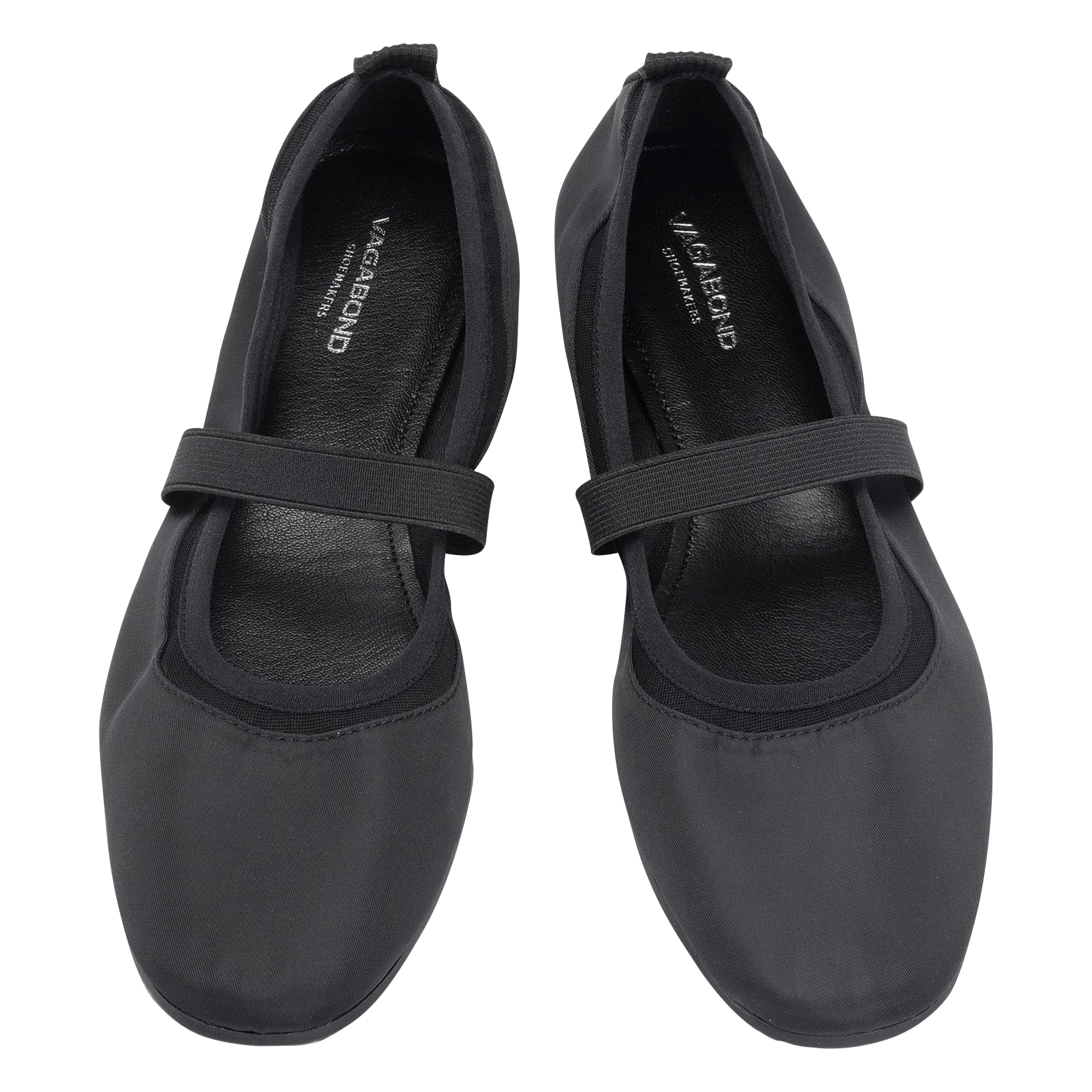 Ballerines à bout carré Noir