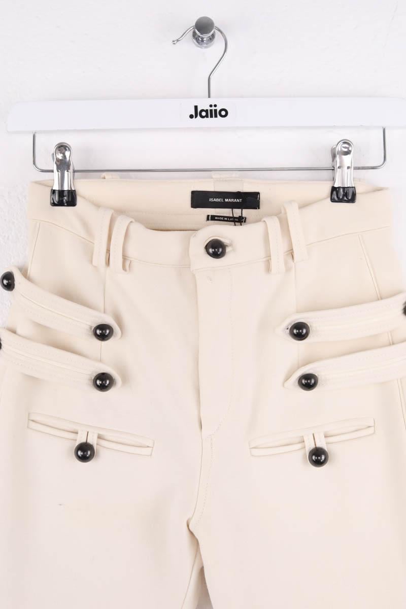 Pantalon slim ISABEL MARANT - Seconde Main Beige