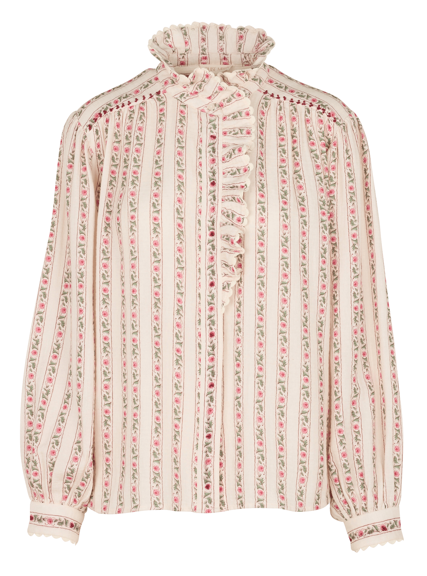 Bluse mit Blumenmuster LOUISE MISHA Beige