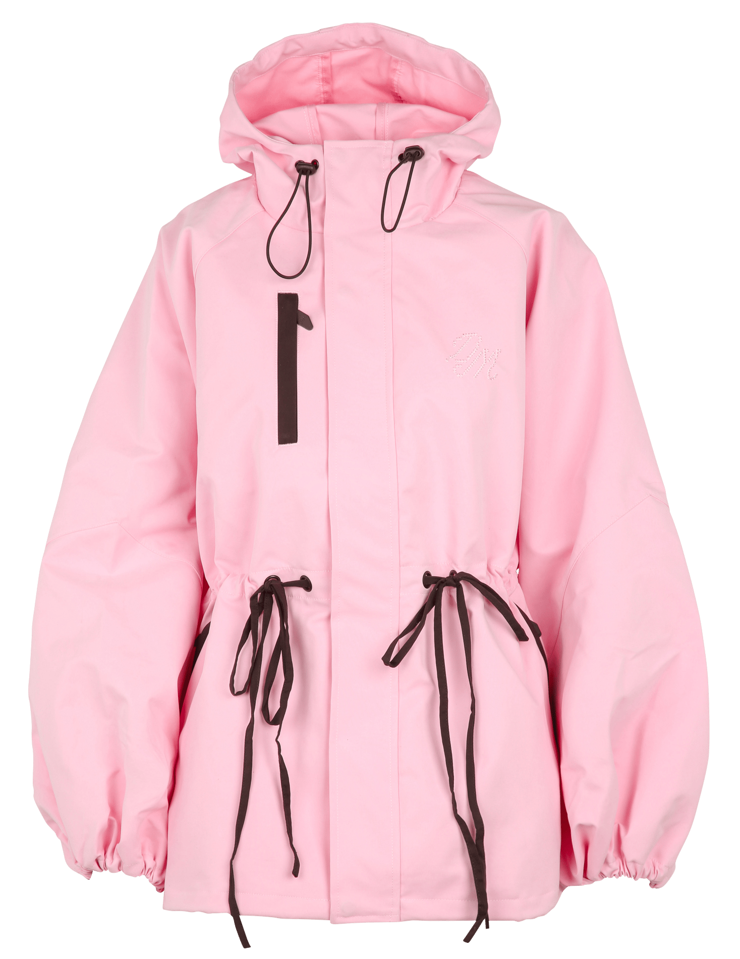 Getailleerde effen parka met capuchon DAMSON MADDER Roze