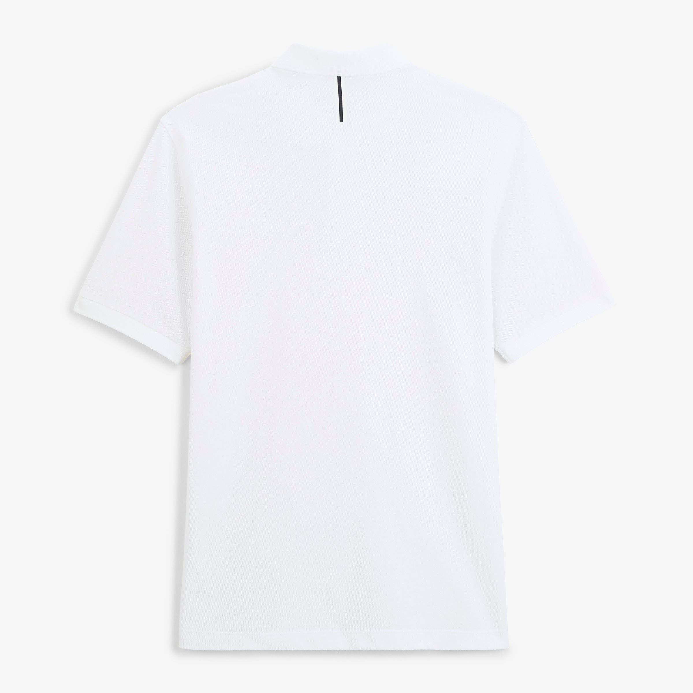 Short-sleeved cotton piqué polo SERGE BLANCO White