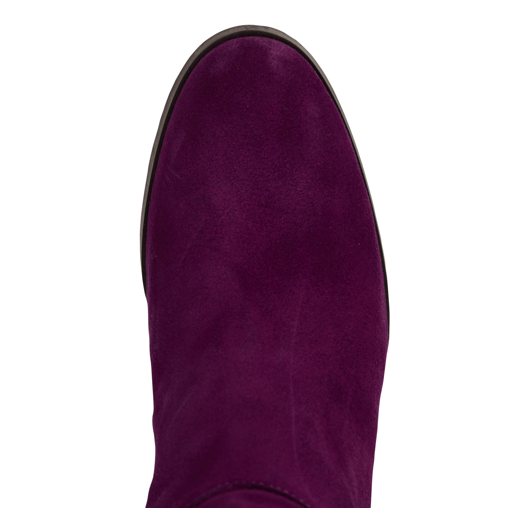 Bottes à talons en cuir LA FEE MARABOUTEE Violet