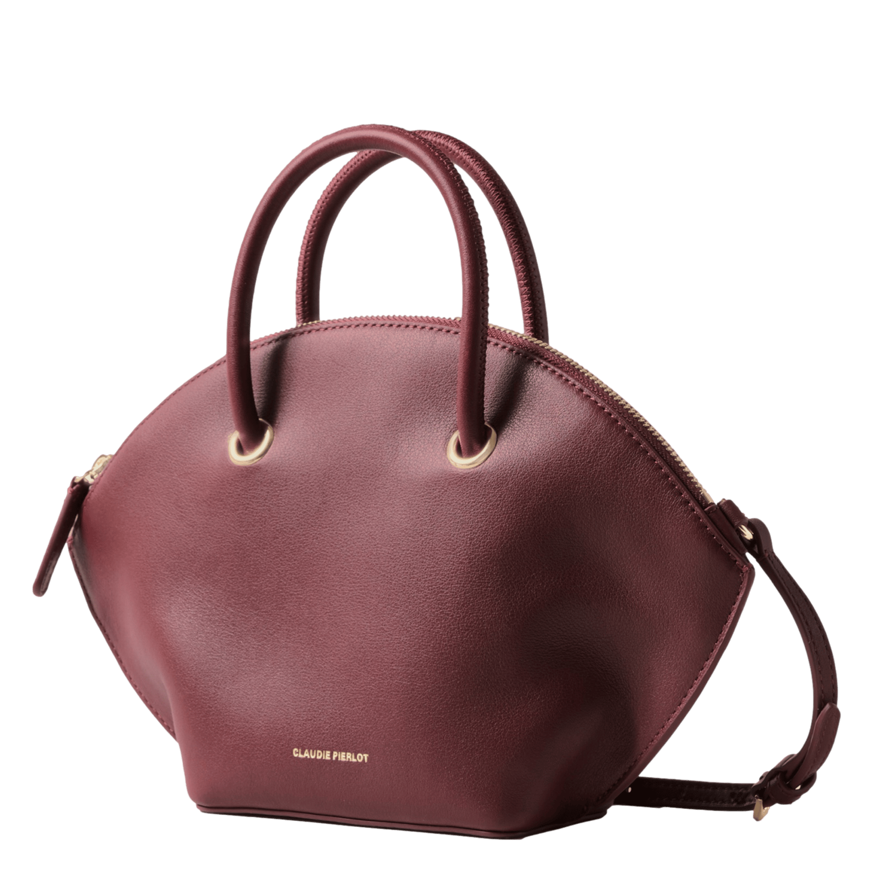 Sac bandoulière en cuir CLAUDIE PIERLOT Rouge