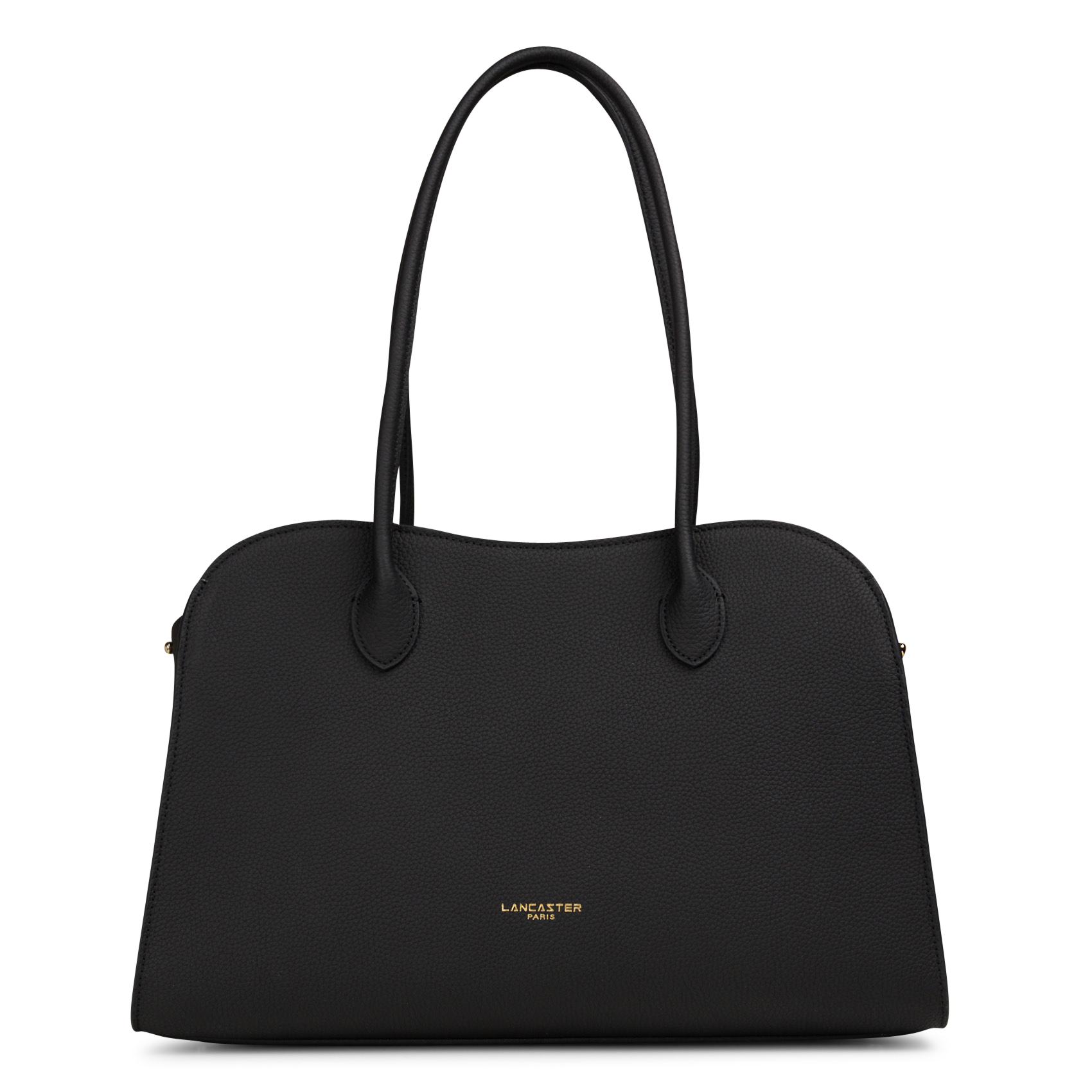 Schultertasche aus Leder LANCASTER PARIS Schwarz