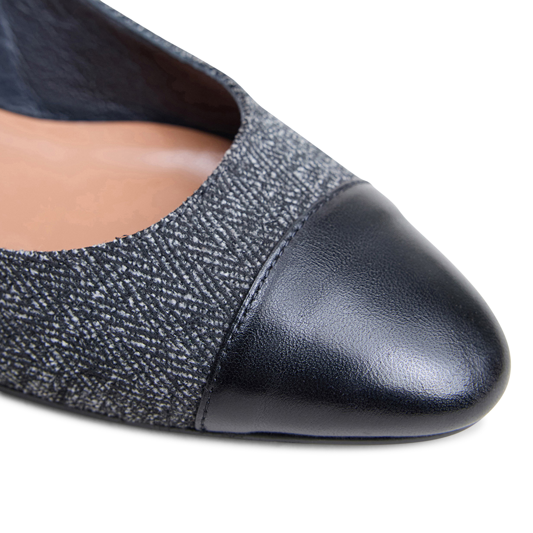 Slingback ballerina flats with low heels JONAK Grey