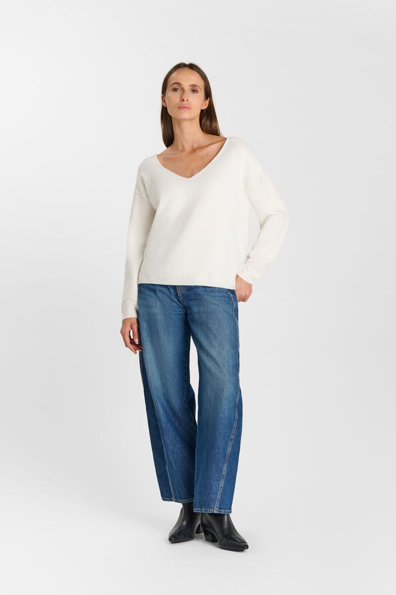 Tinga sweater LE TEMPS DES CERISES White