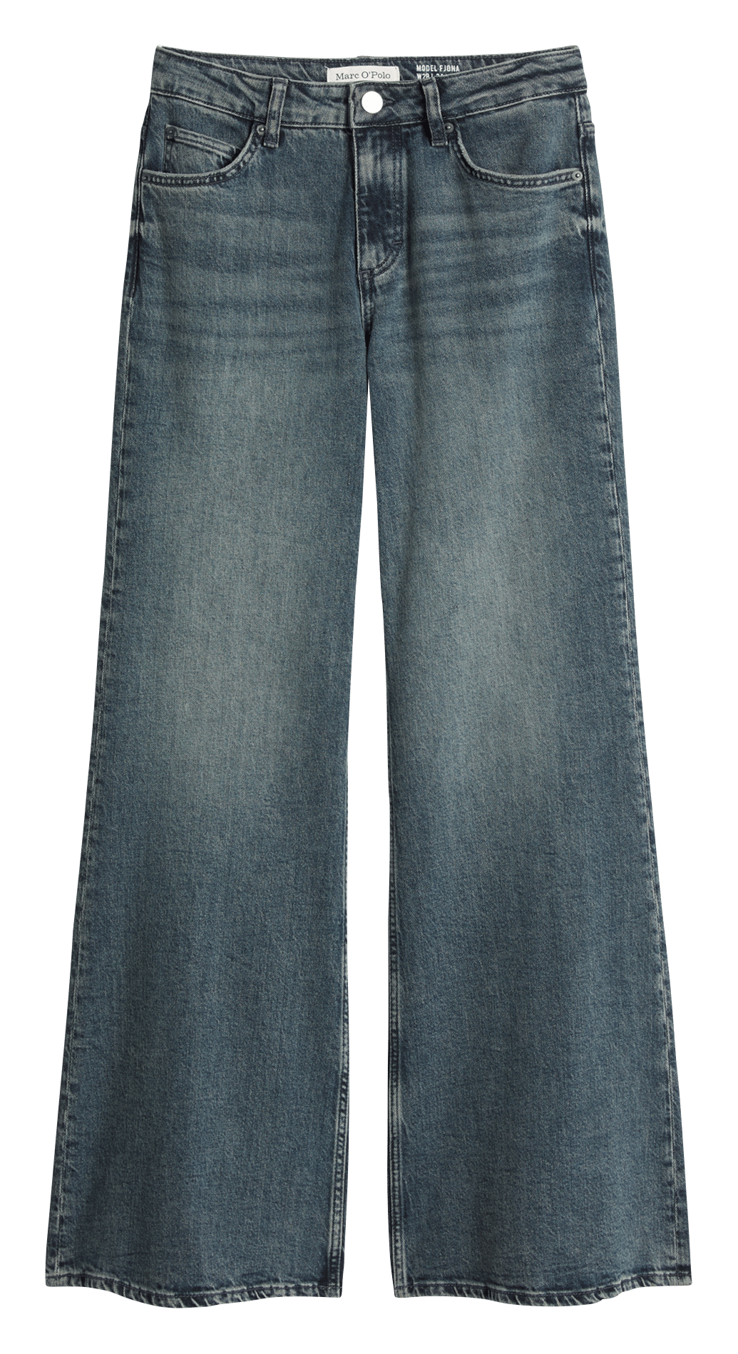 Fjona Flared Jeans in a Cotton Blend MARC O'POLO Grey